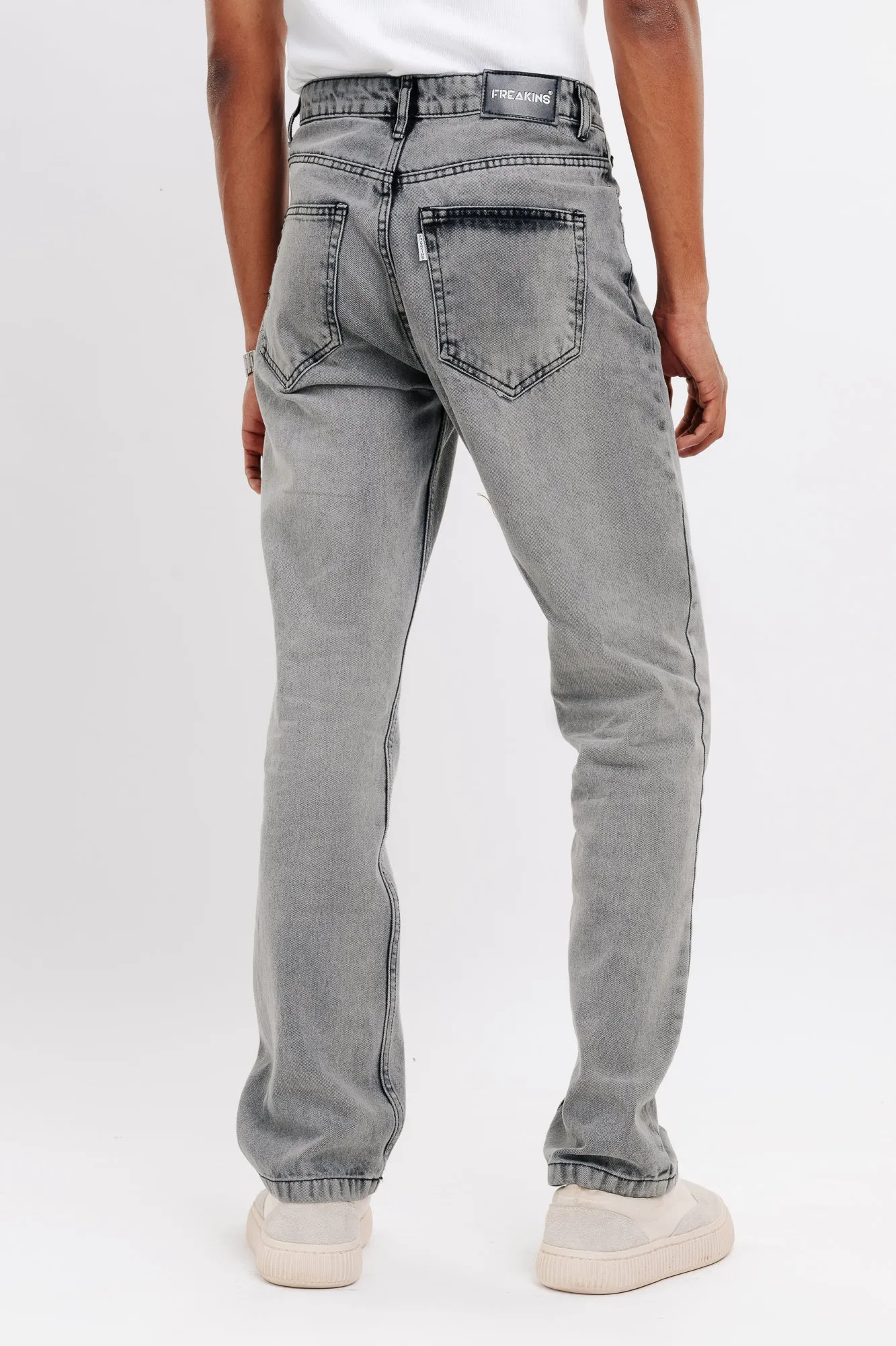 Charcoal Men's Straight Jeans