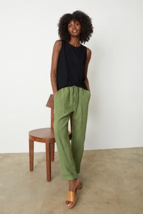 CINDY HEAVY LINEN PANT