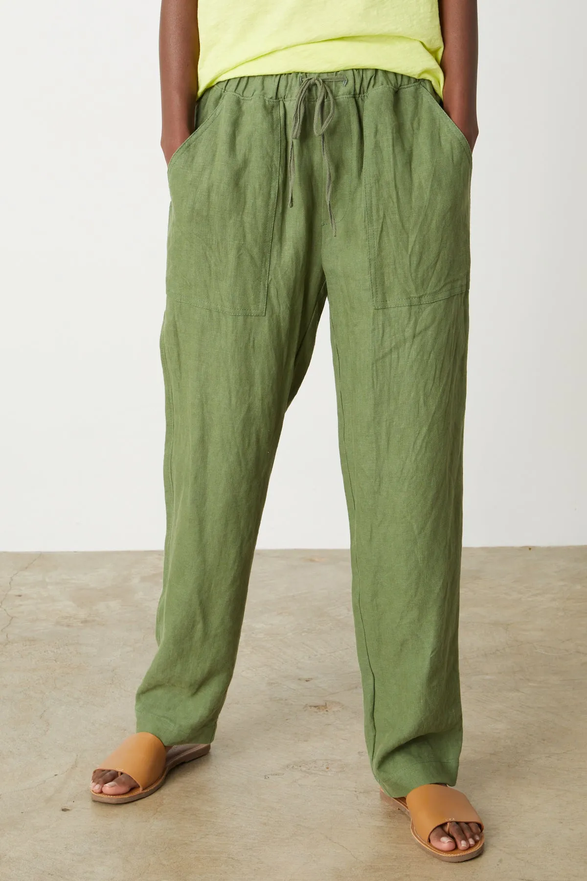 CINDY HEAVY LINEN PANT