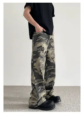 Clean Fit Camouflage Jeans