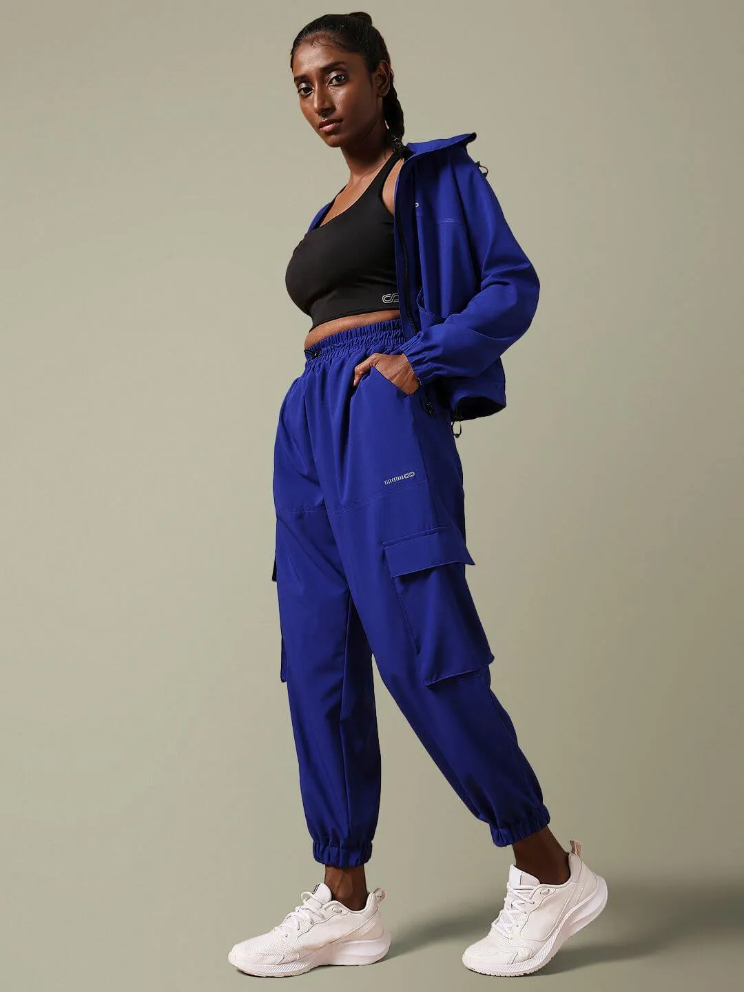 Cobalt Blue Tracker Cargo Pants & Cargo Jacket