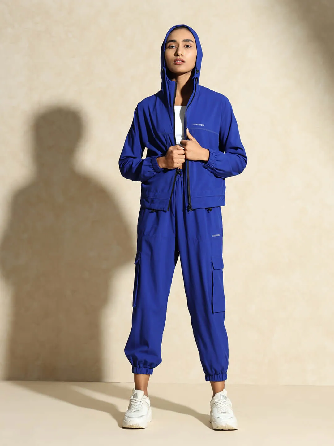 Cobalt Blue Tracker Cargo Pants & Cargo Jacket