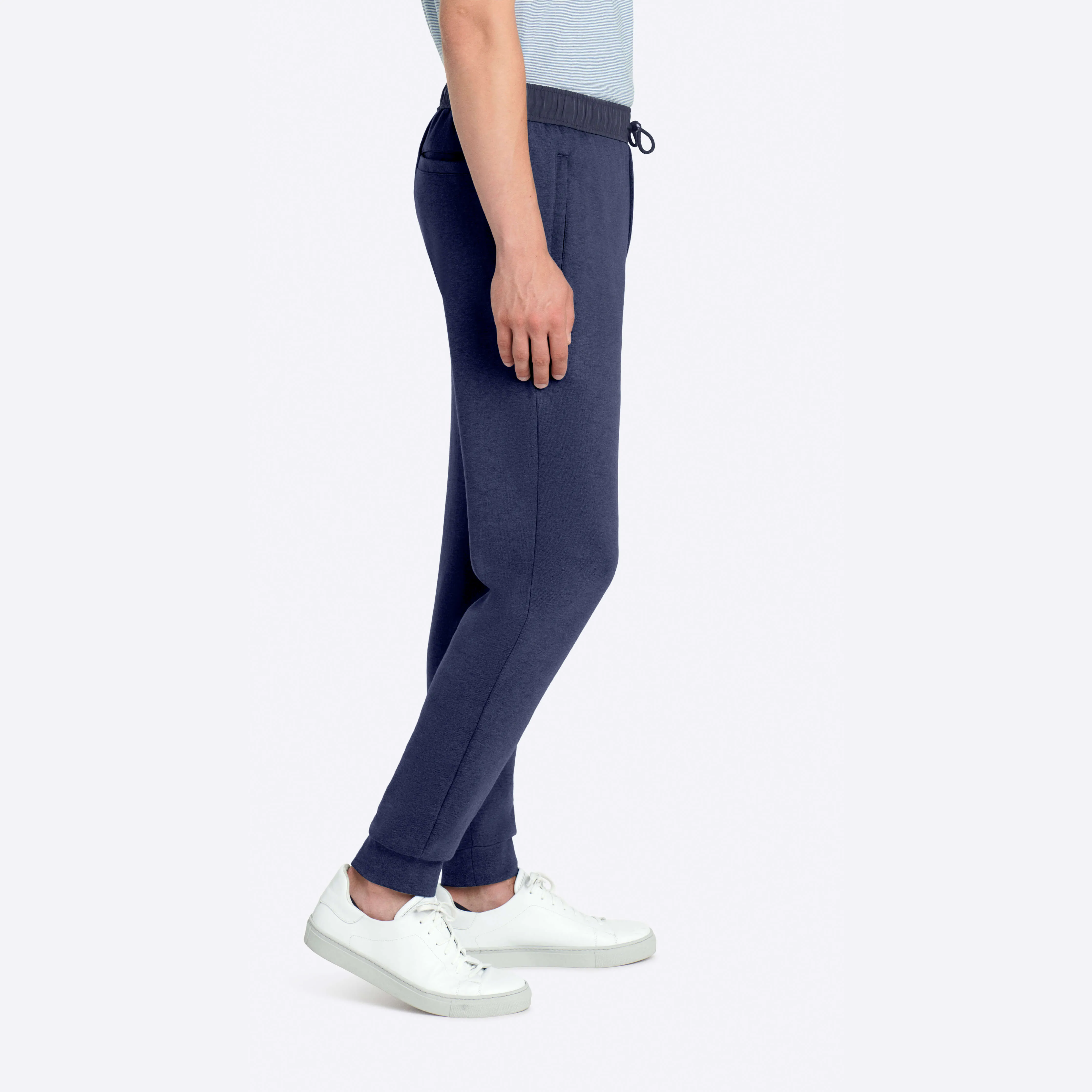 Comfort Solid Heather Drawstring Pant