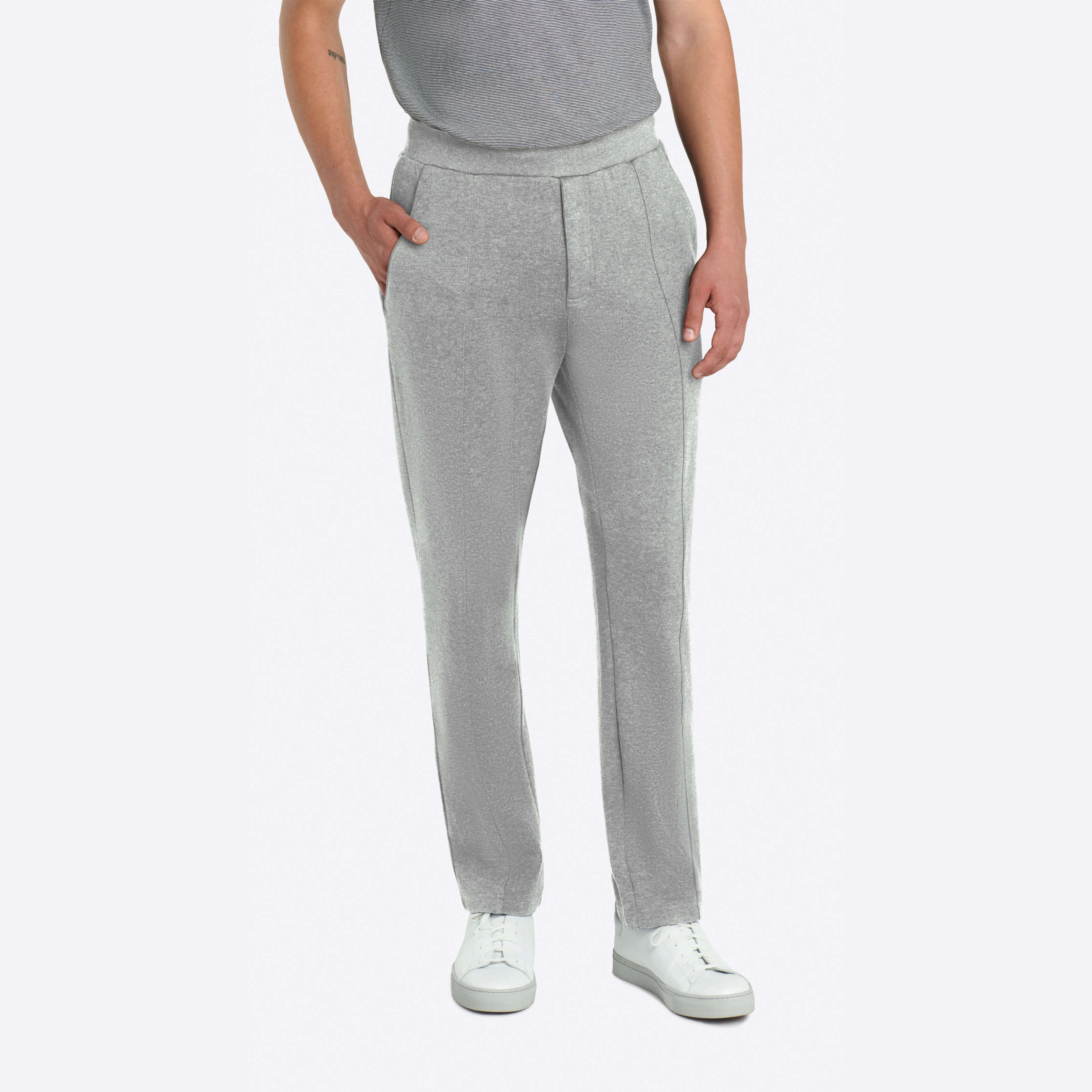 Comfort Solid Heather Drawstring Pant