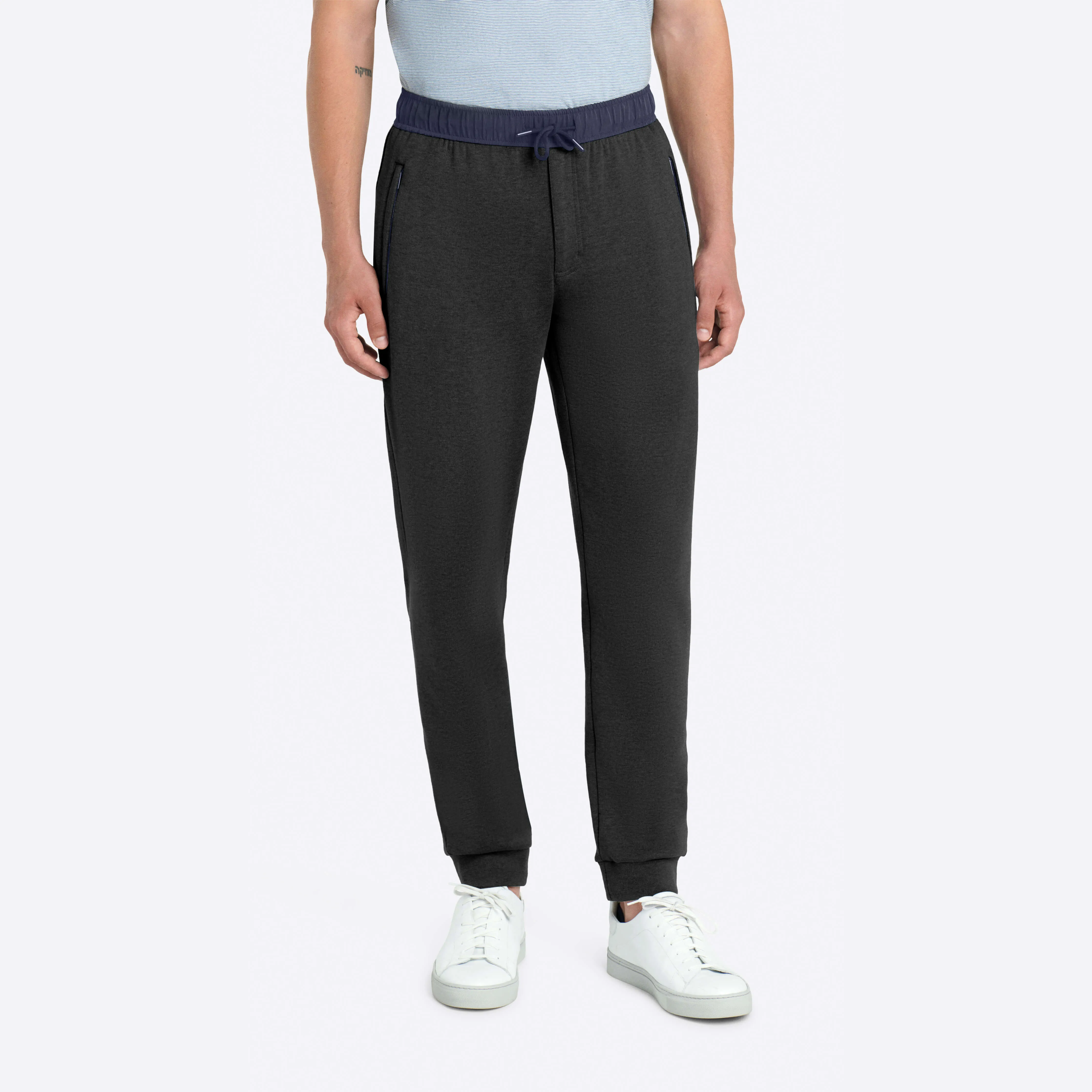 Comfort Solid Heather Drawstring Pant