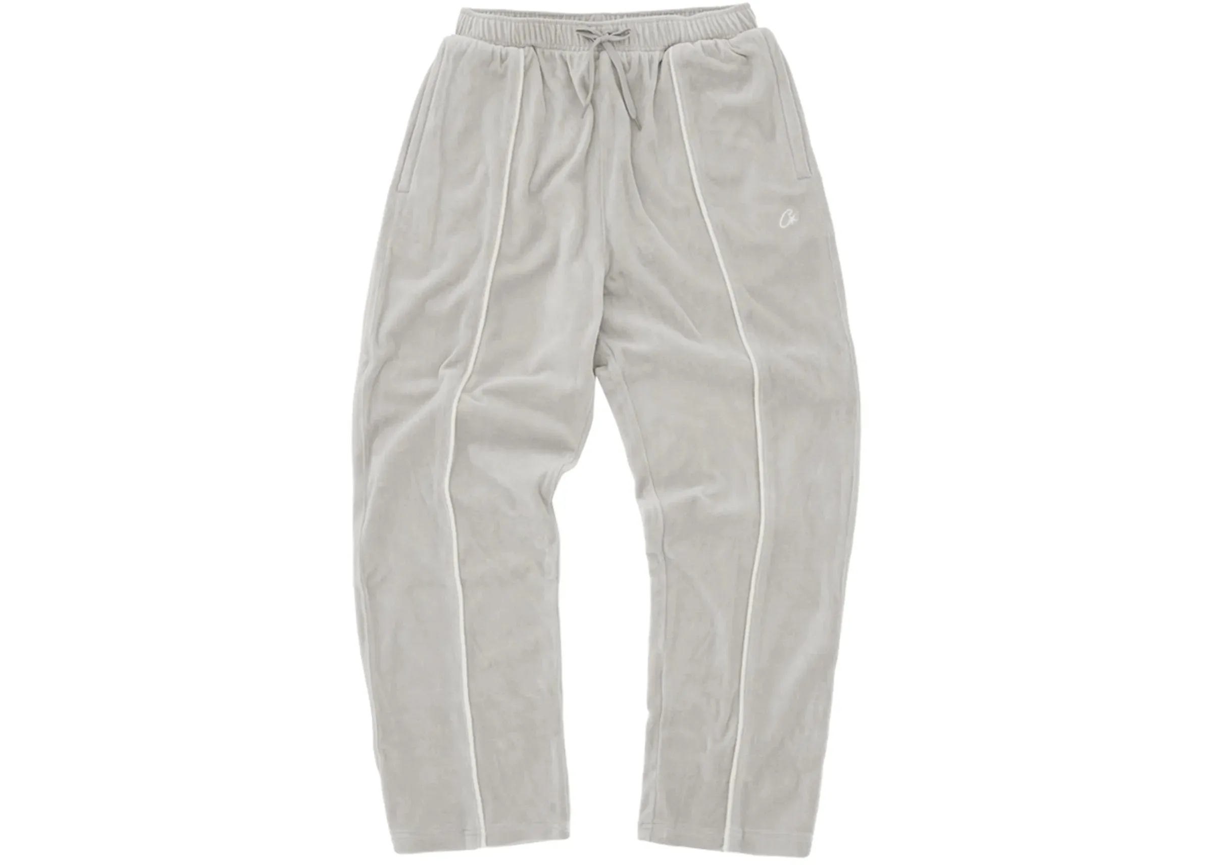 Corteiz VVS Uptown Velour Track Pant 'Grey'