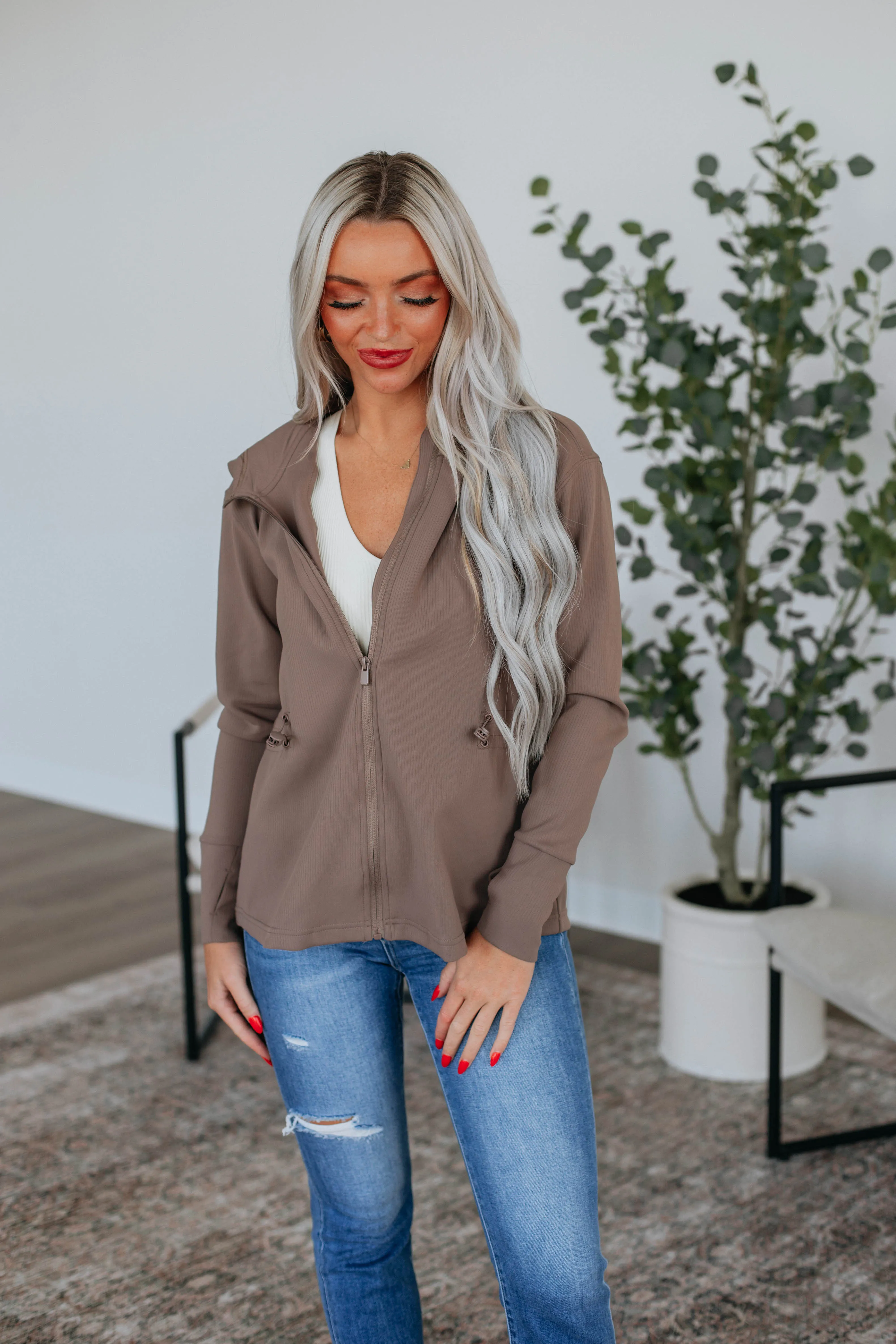 Cute & Casual Jacket - Mocha