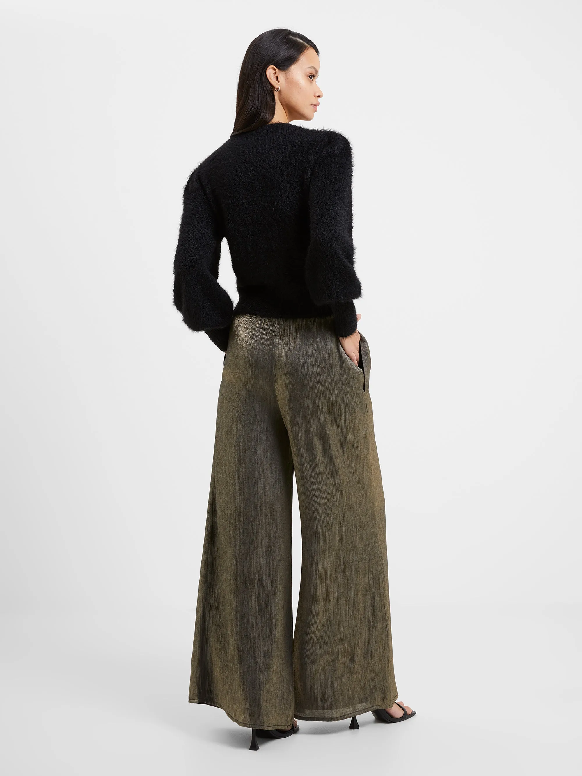 Dafne Shine Wide Leg Trousers