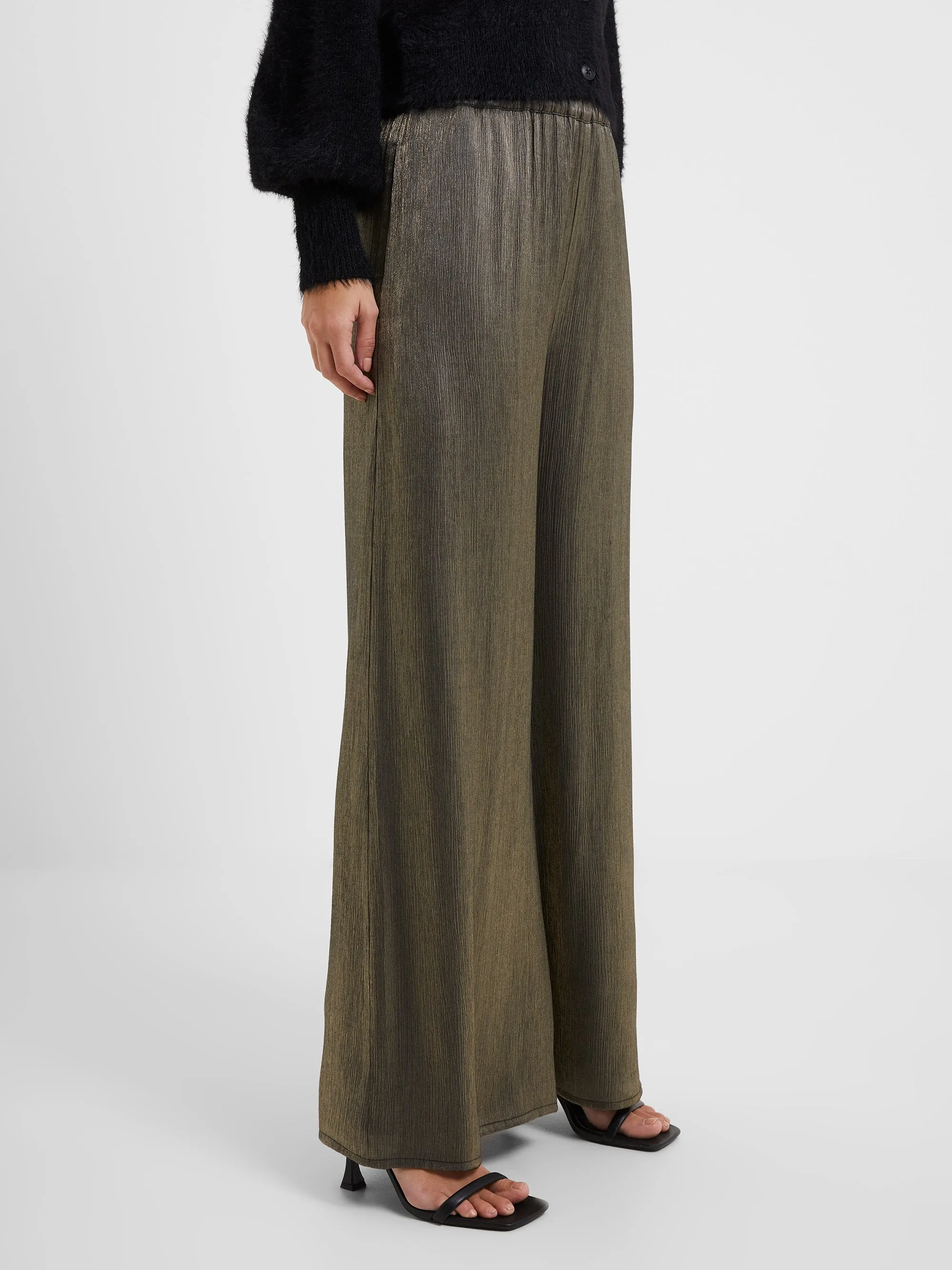 Dafne Shine Wide Leg Trousers