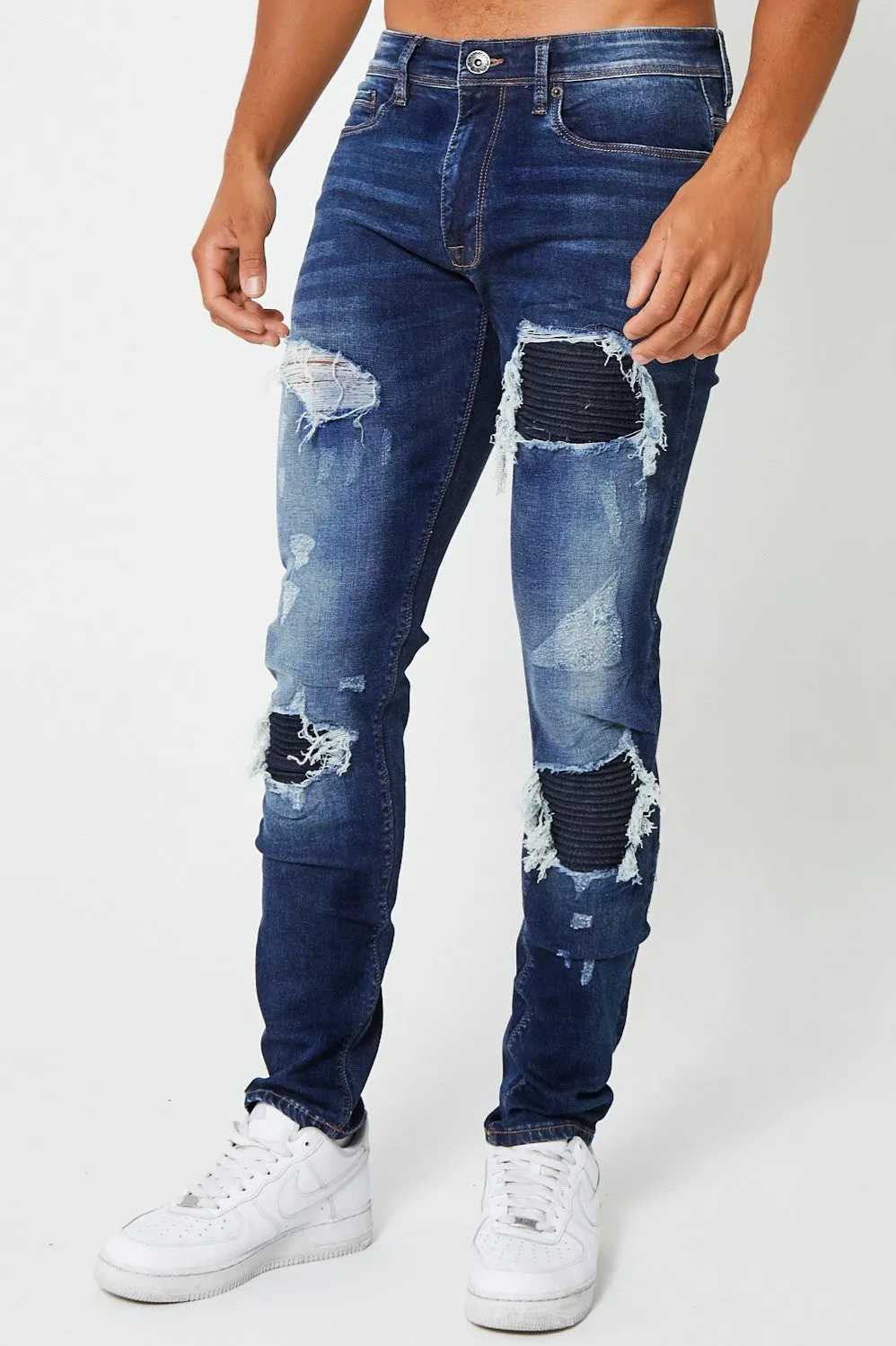 Devonshire Tapered Jean - Dark Blue