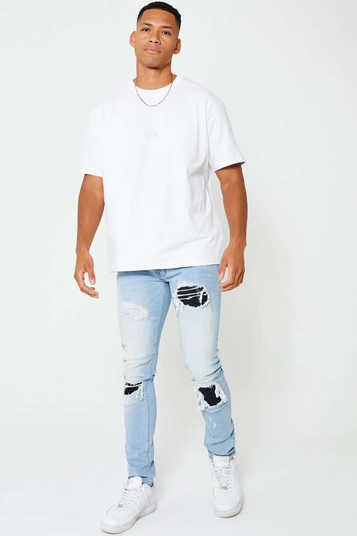 Devonshire Tapered Jean - Ice Blue