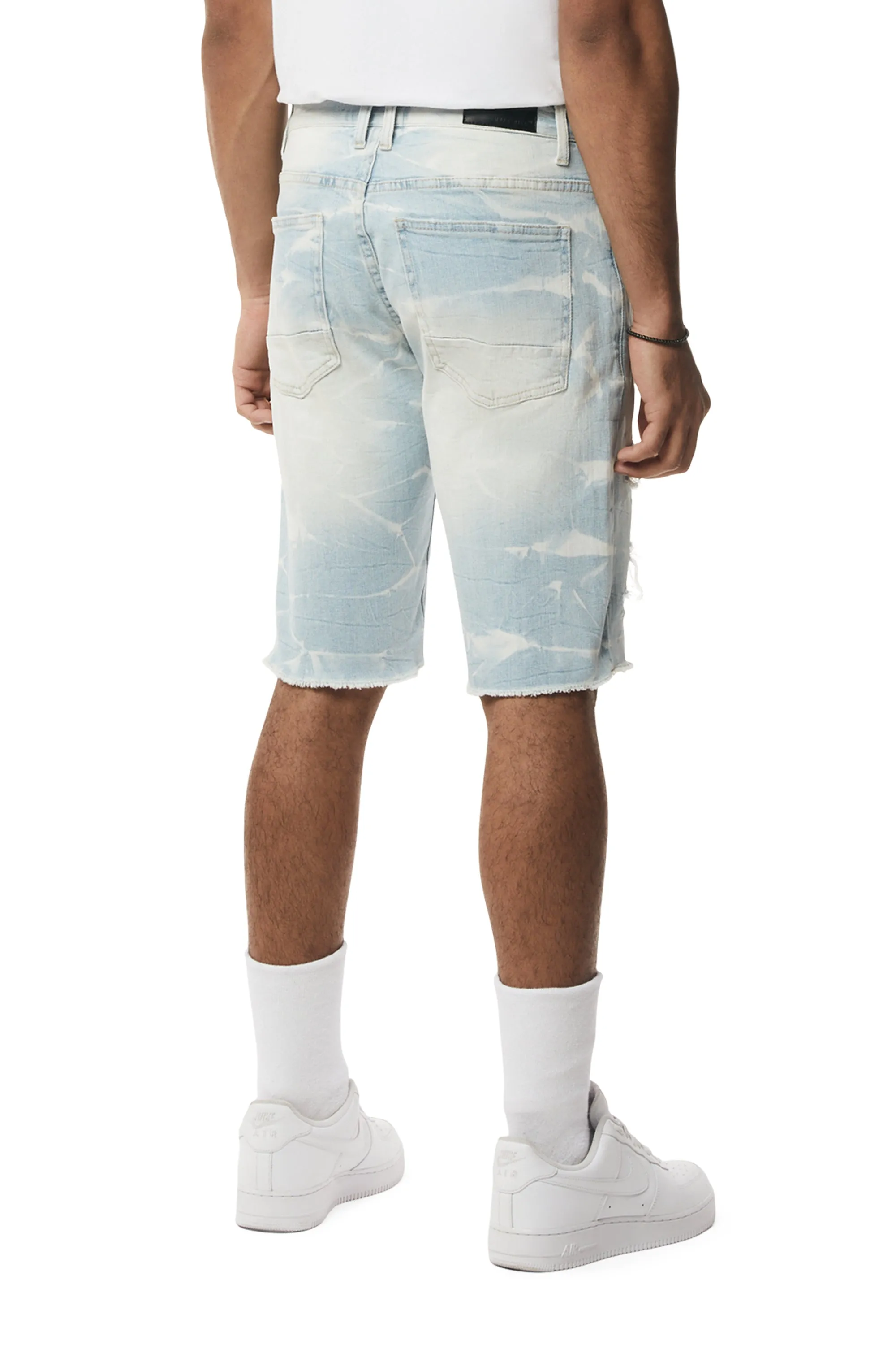 Essential Jean Shorts - Speckle Blue