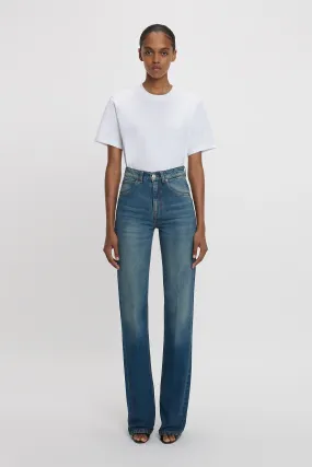 Exclusive Julia High Waisted Jean In Mid Blue