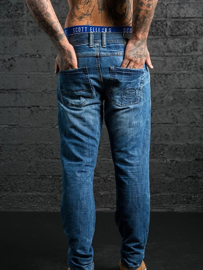 EZ384 Jeans Mid-Wash