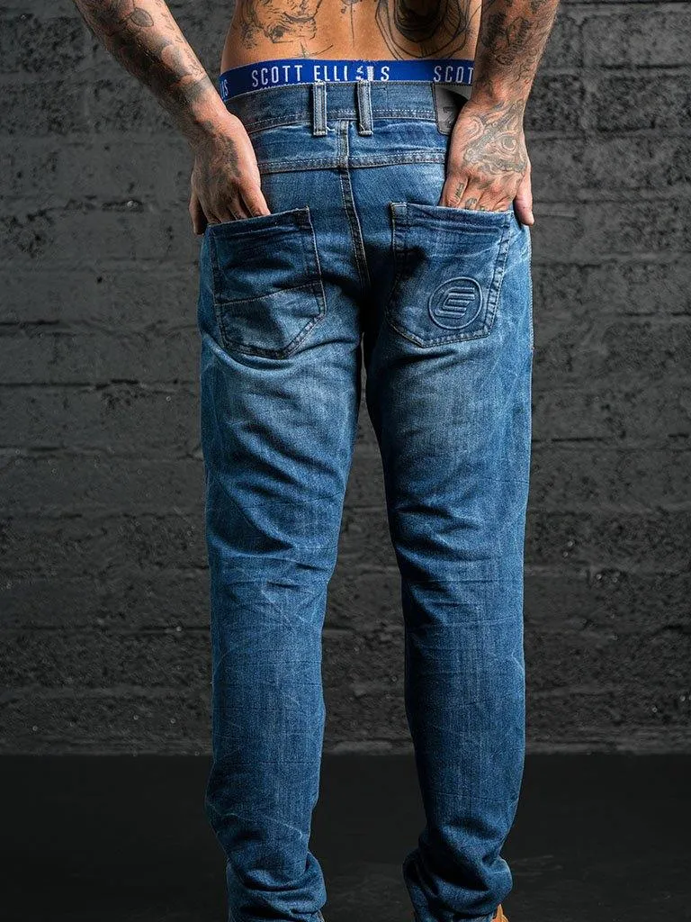 EZ384 Jeans Mid-Wash