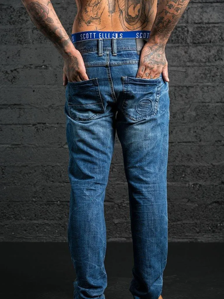 EZ384 Jeans Mid-Wash