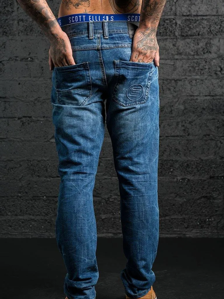 EZ384 Jeans Mid-Wash