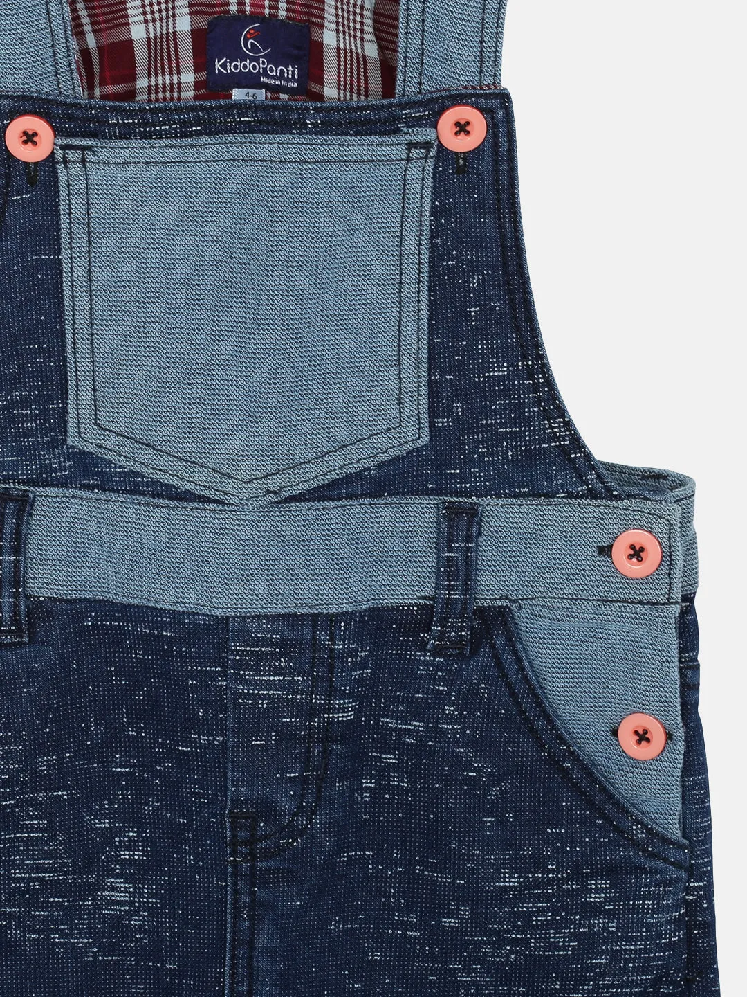 Girls Denim Dungaree Pant