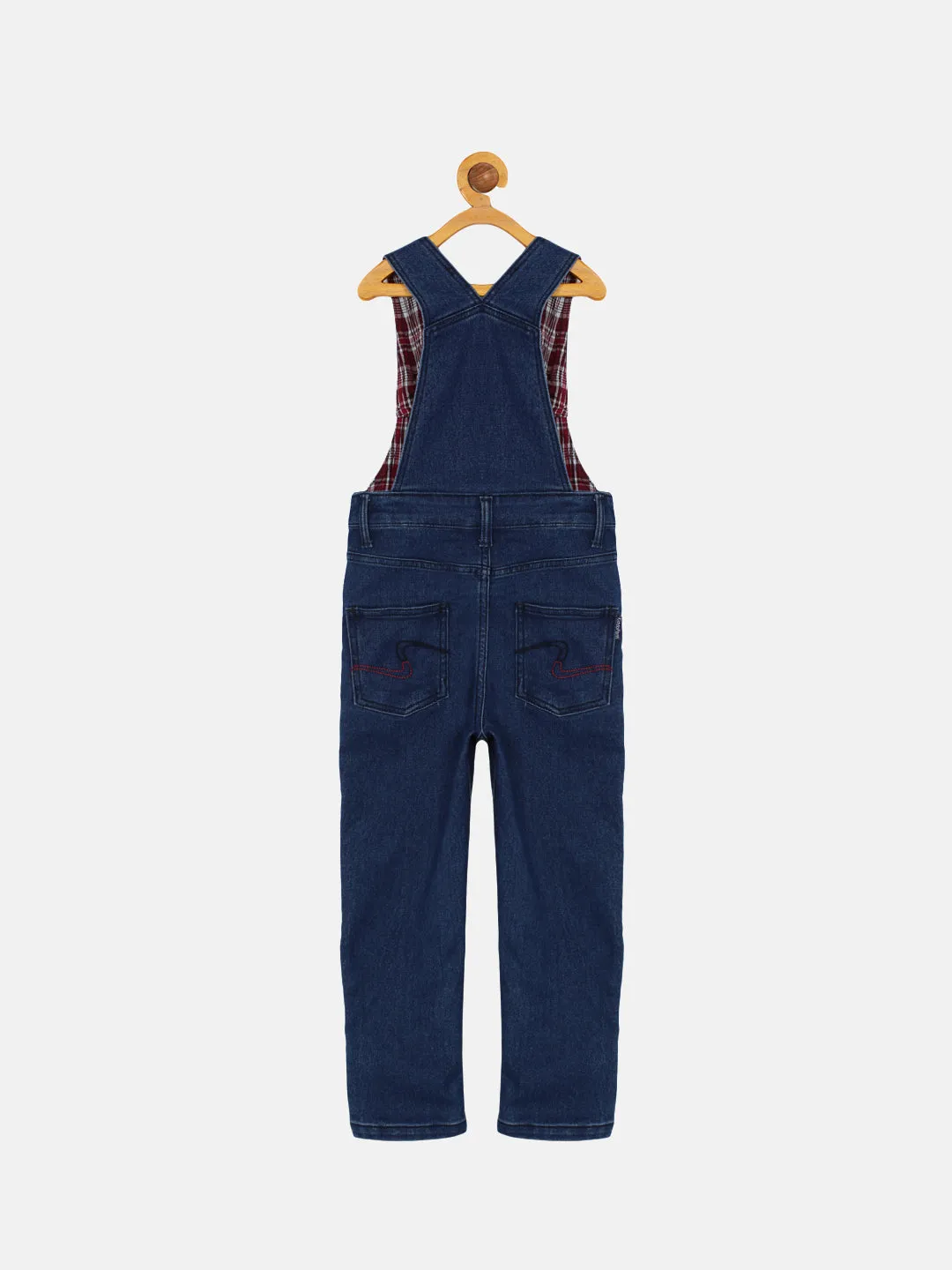 Girls Denim Dungaree Pant