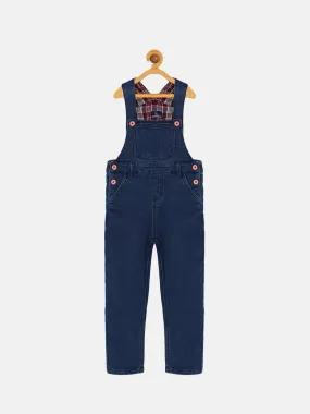 Girls Denim Dungaree Pant