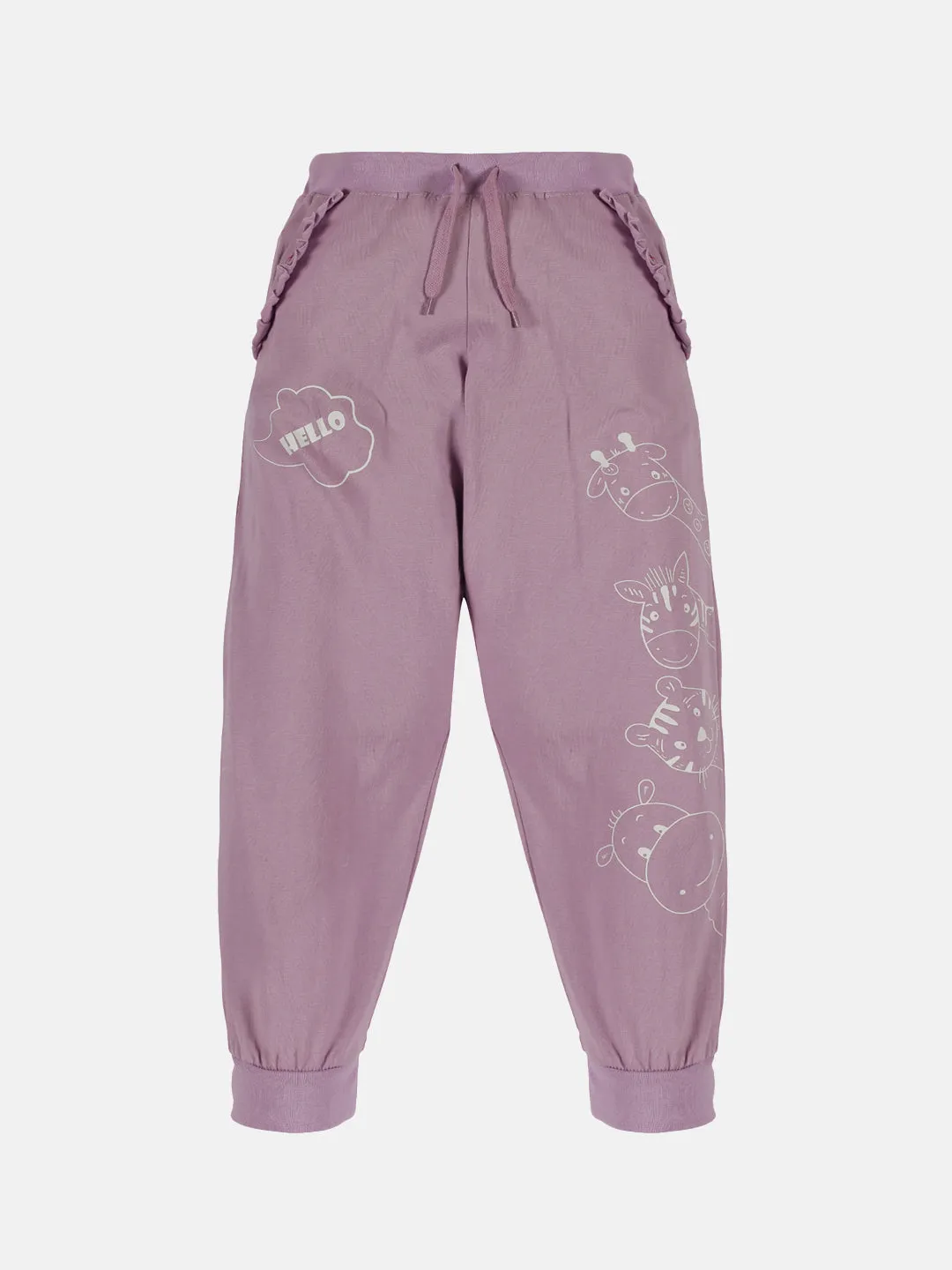 Girl's Printed Track Pant