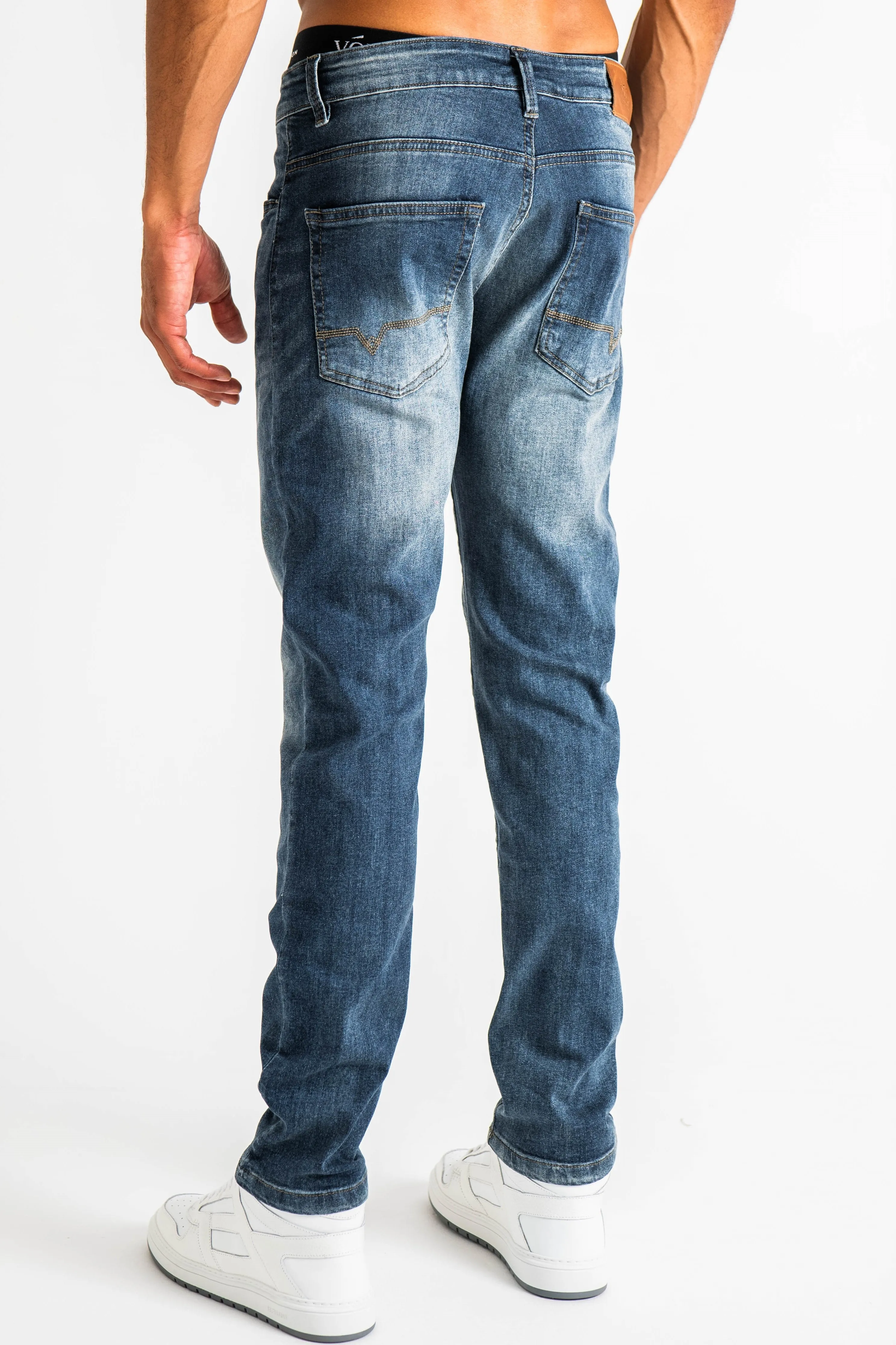 Hamilton Tapered Jeans - Mid Blue