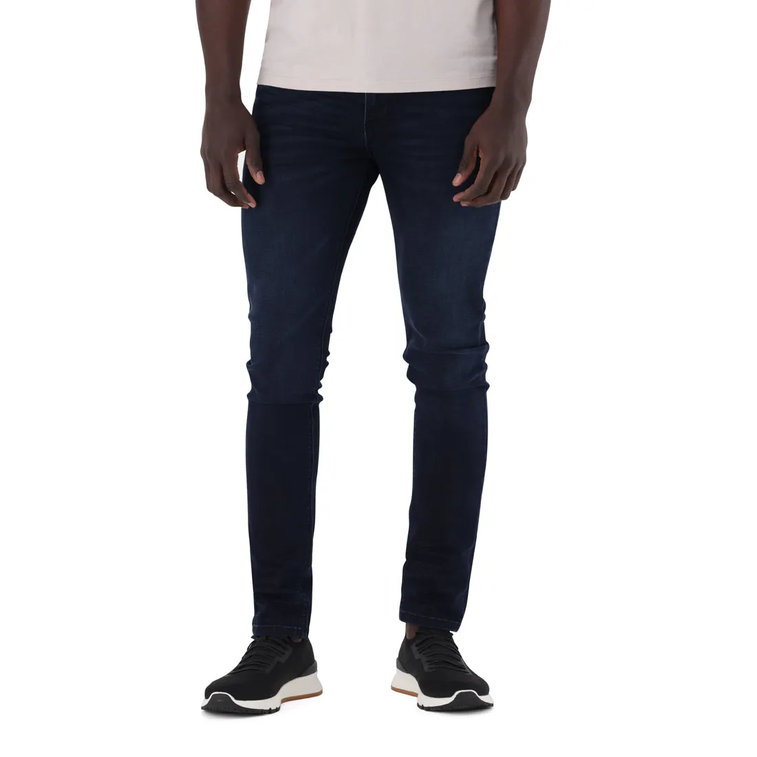 HUDSON MENSWEAR BLUE BLACK SKINNY JEAN