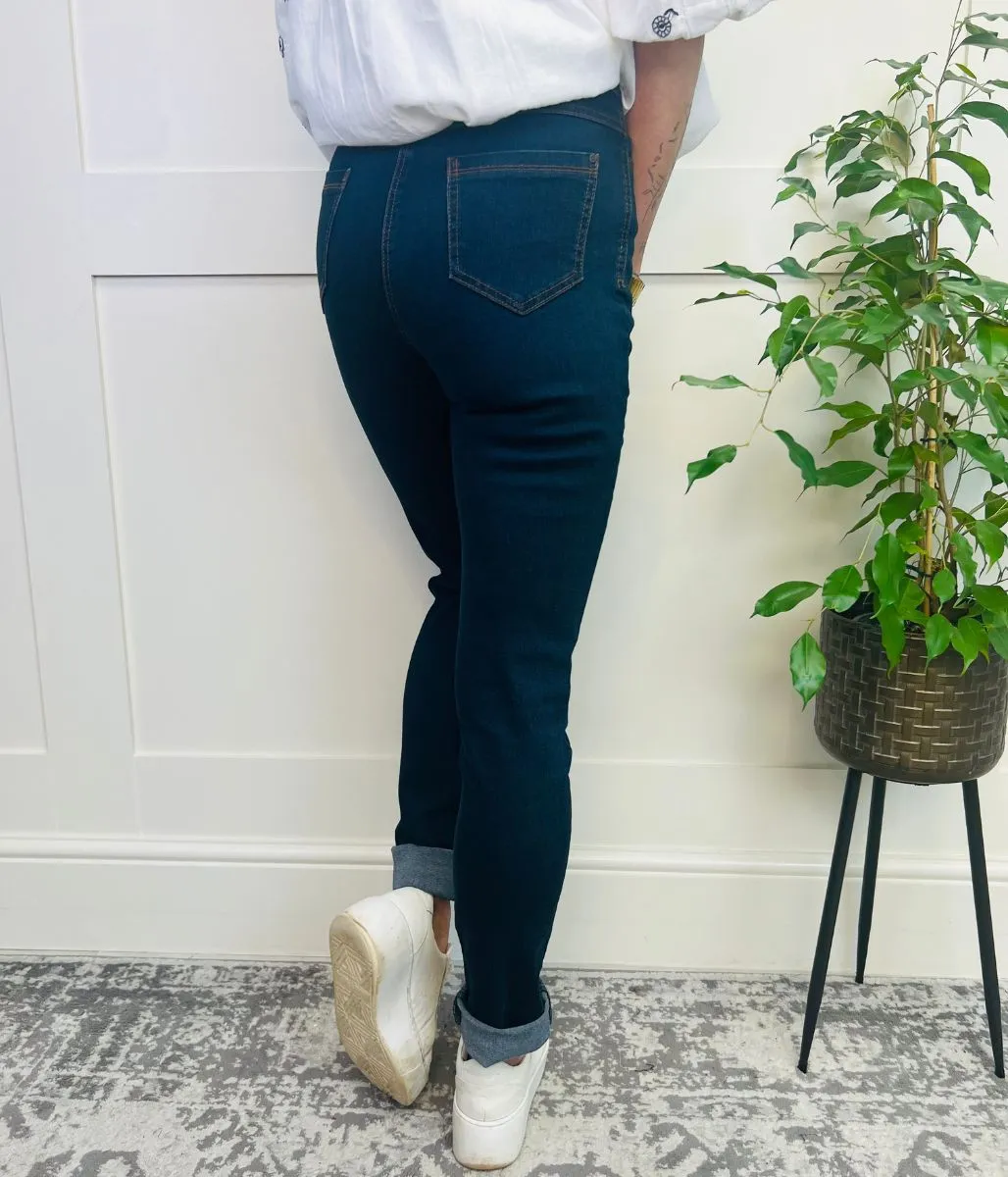 Indigo Stretch Slim Leg Jeans