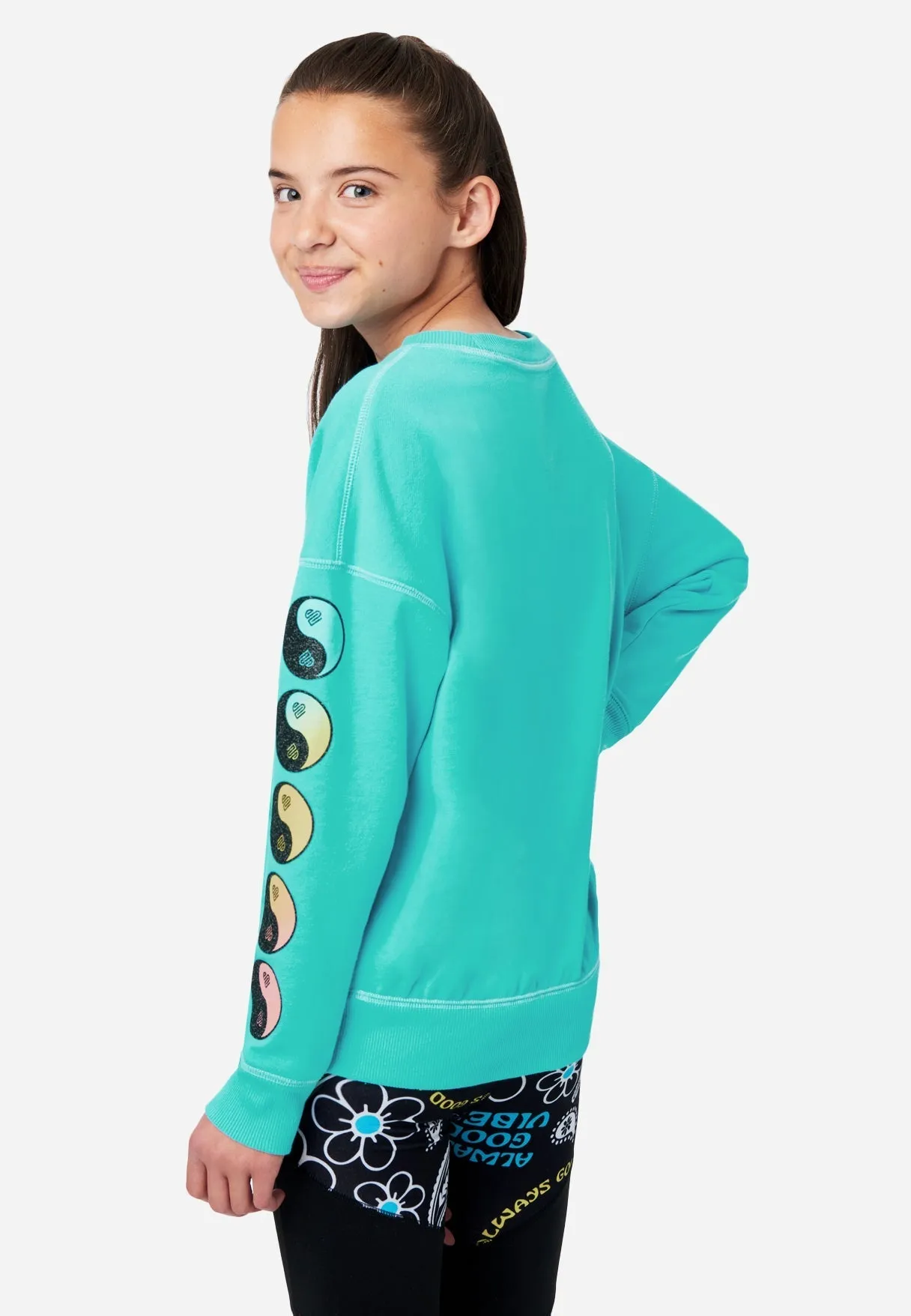 J Sport Oversized Crew Sweatshirt