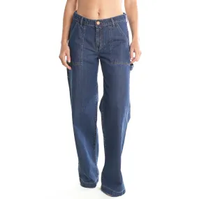 Jean Rusty Billie Low Wide Carpenter Jean Ld Dark Blue