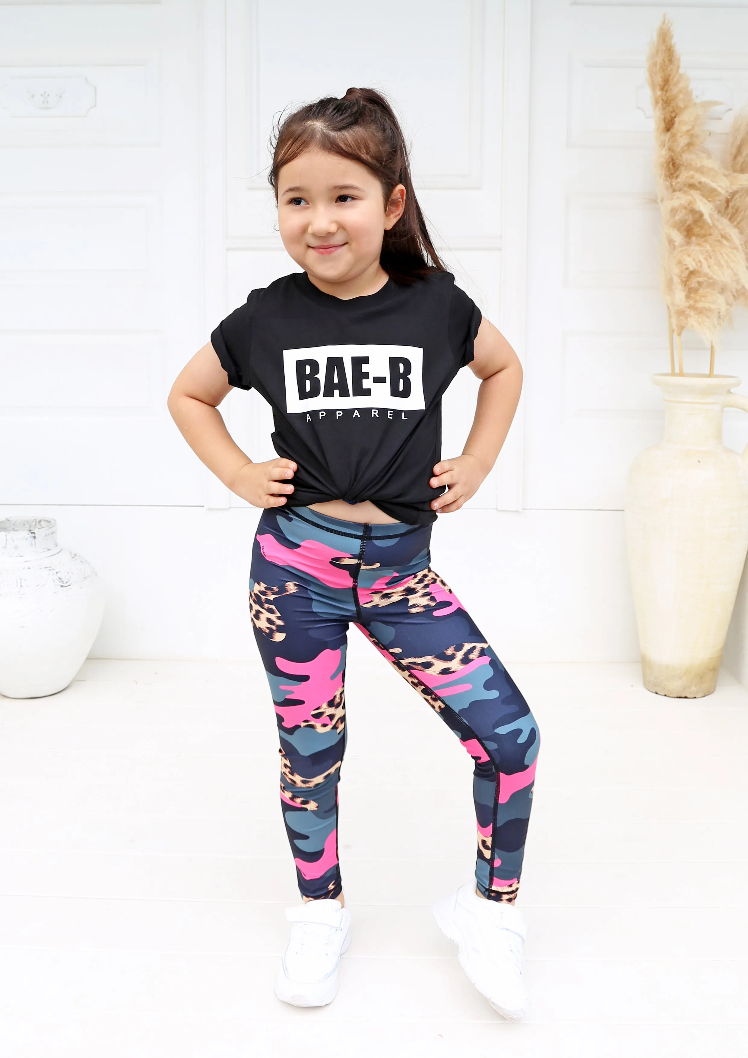 Junior Leopard Camo Legging