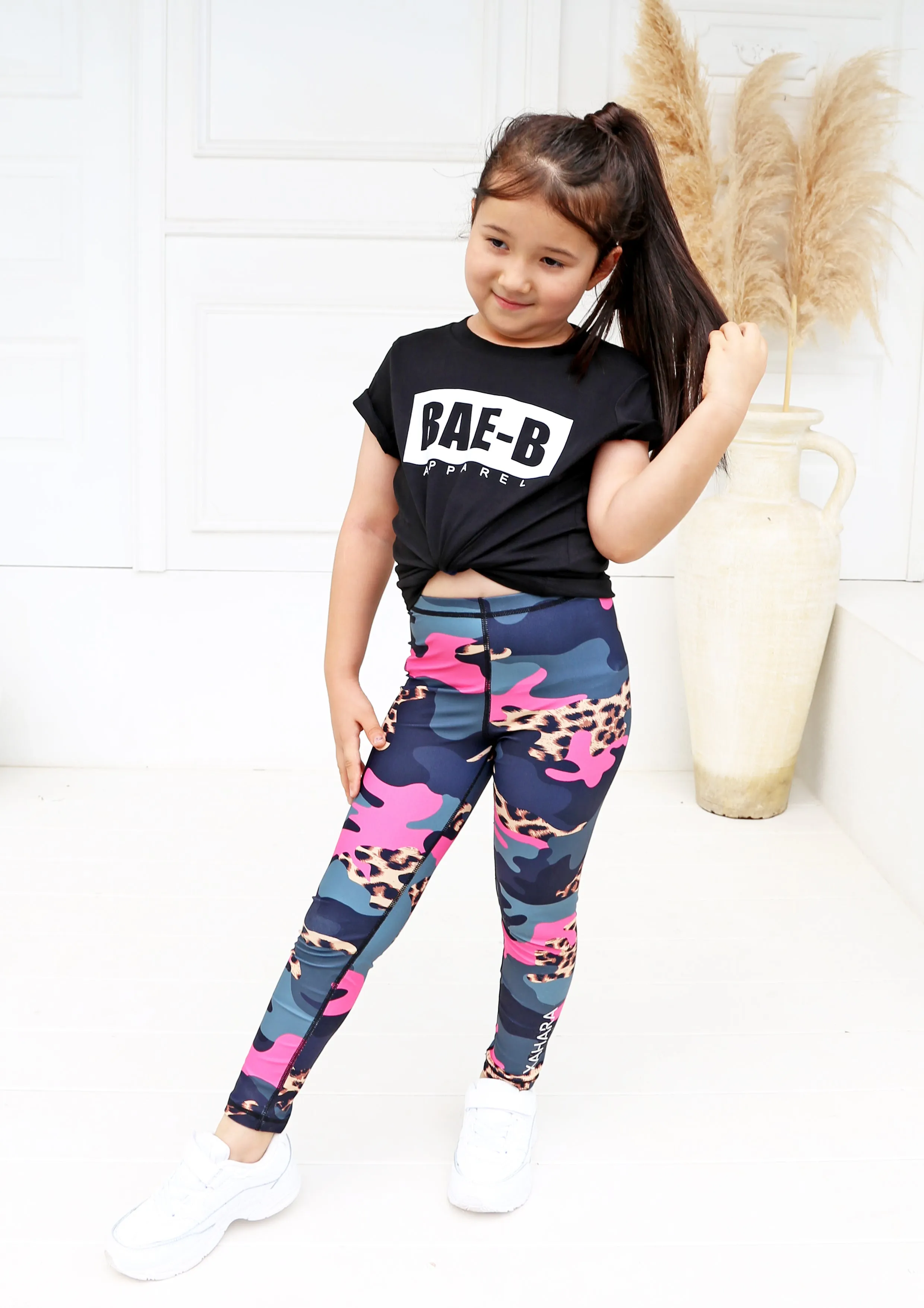 Junior Leopard Camo Legging