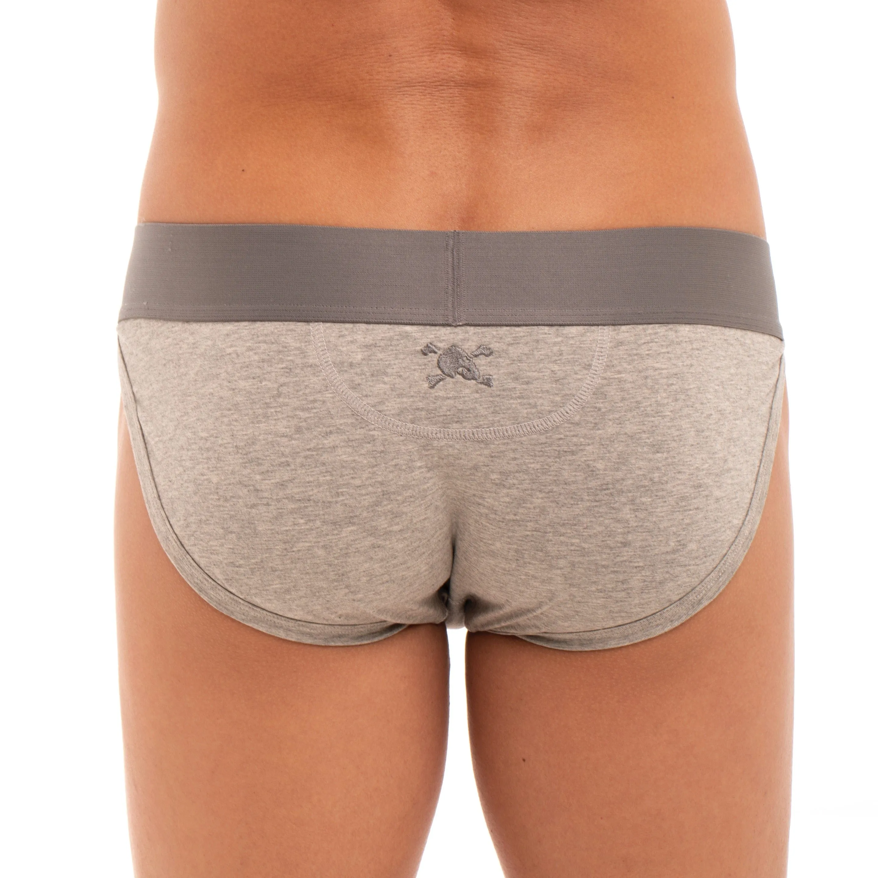 Just the Bones Sport Brief Grey