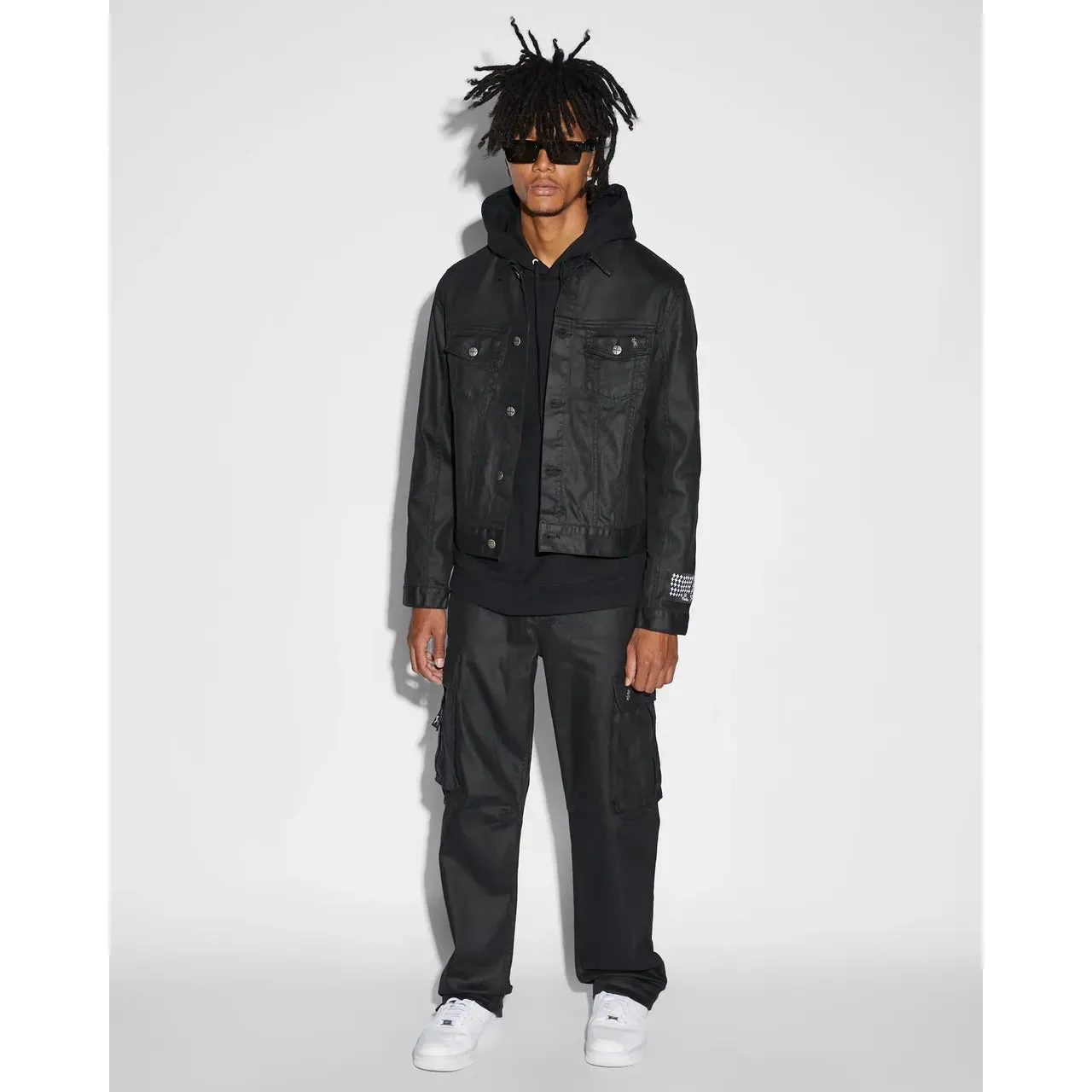 Ksubi Fugitive Cargo Black Waxed Pant