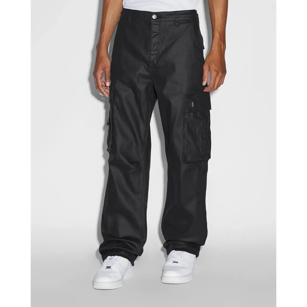 Ksubi Fugitive Cargo Black Waxed Pant