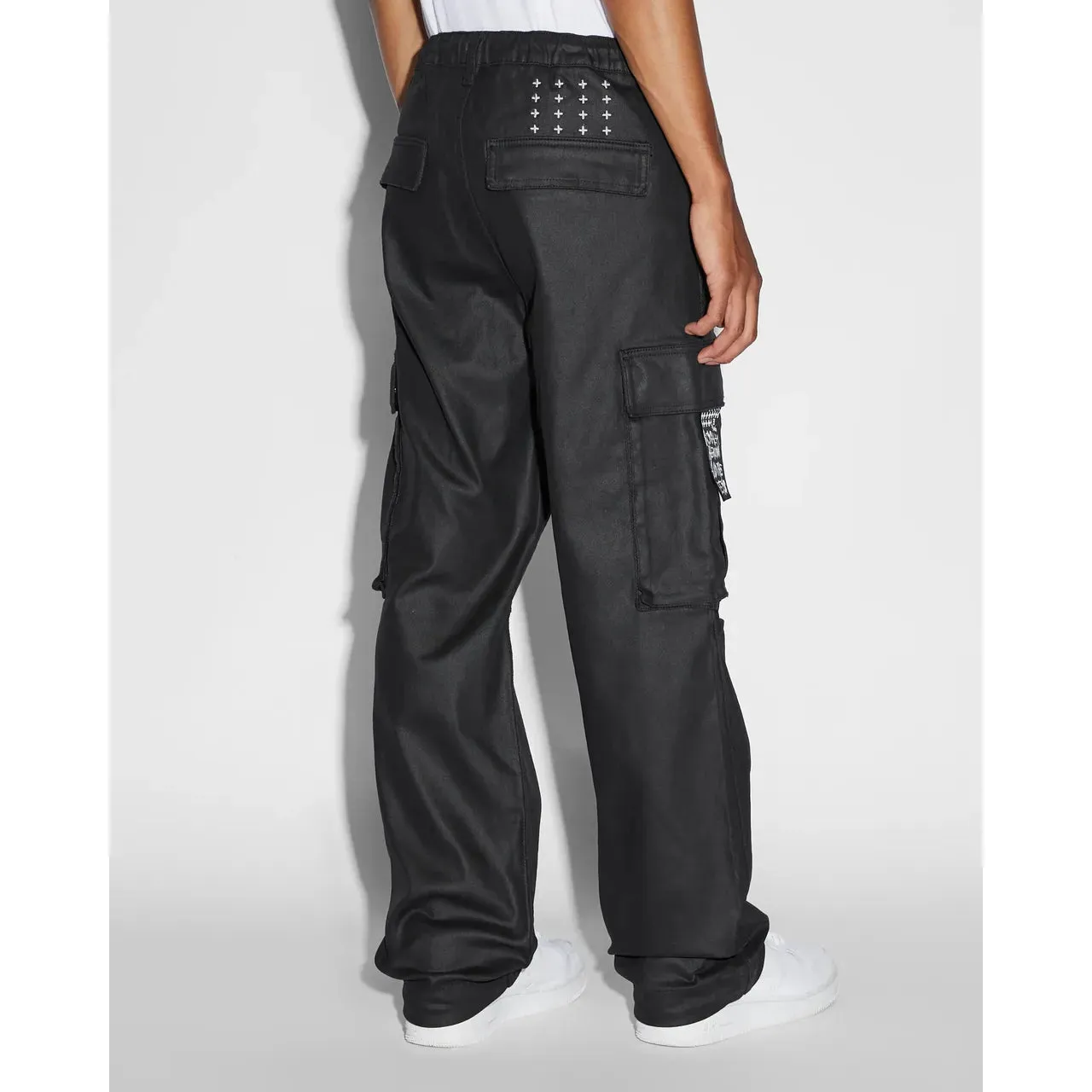 Ksubi Fugitive Cargo Black Waxed Pant