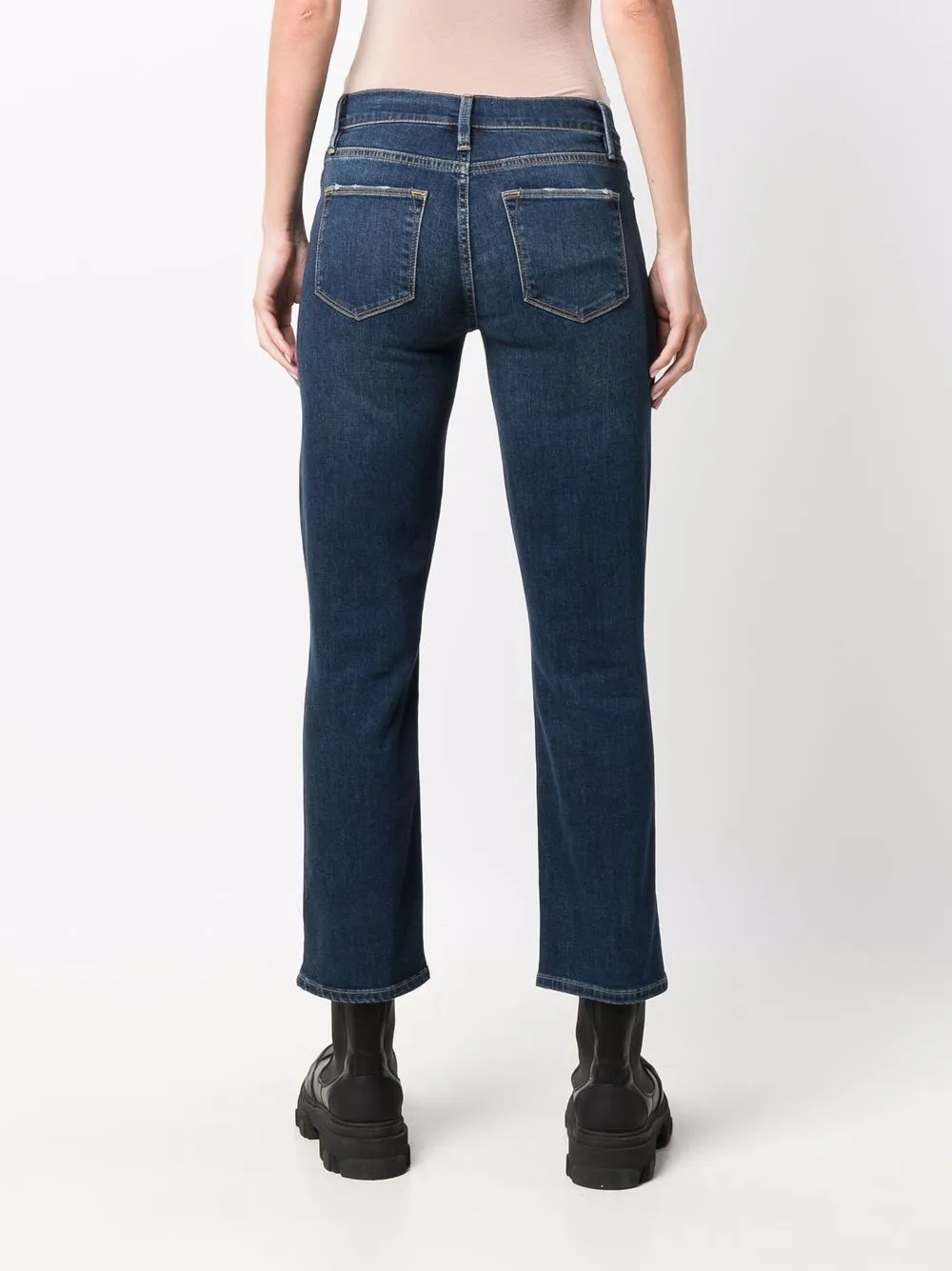 LHST490 Cropped slim fit jeans