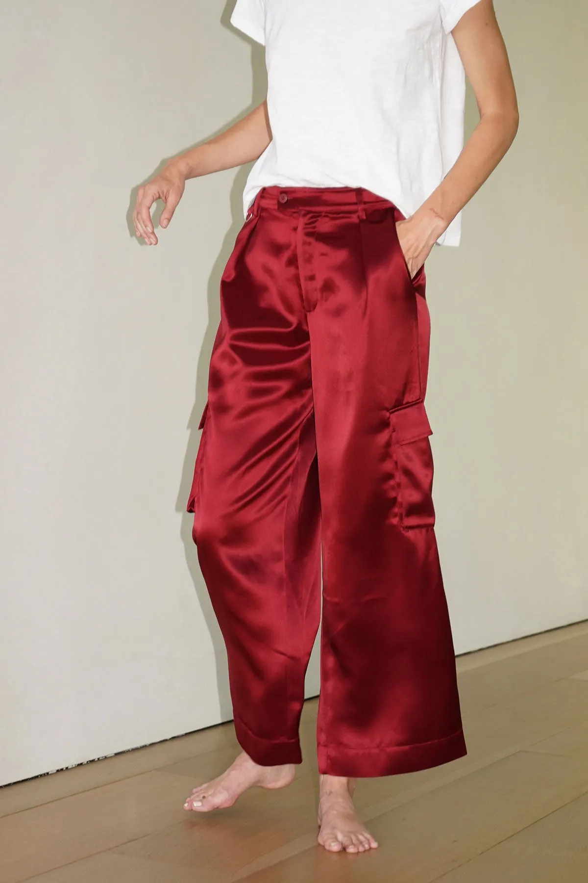 Lou Silky Cargo Pant