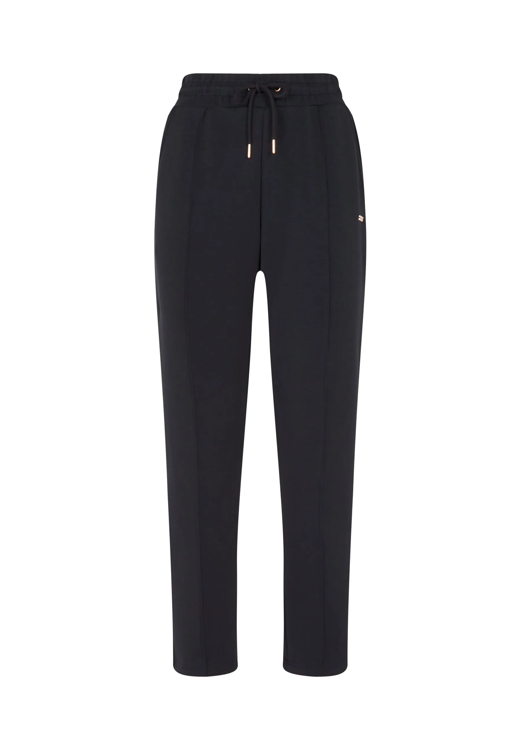 Lux Wide Leg Trousers-Black