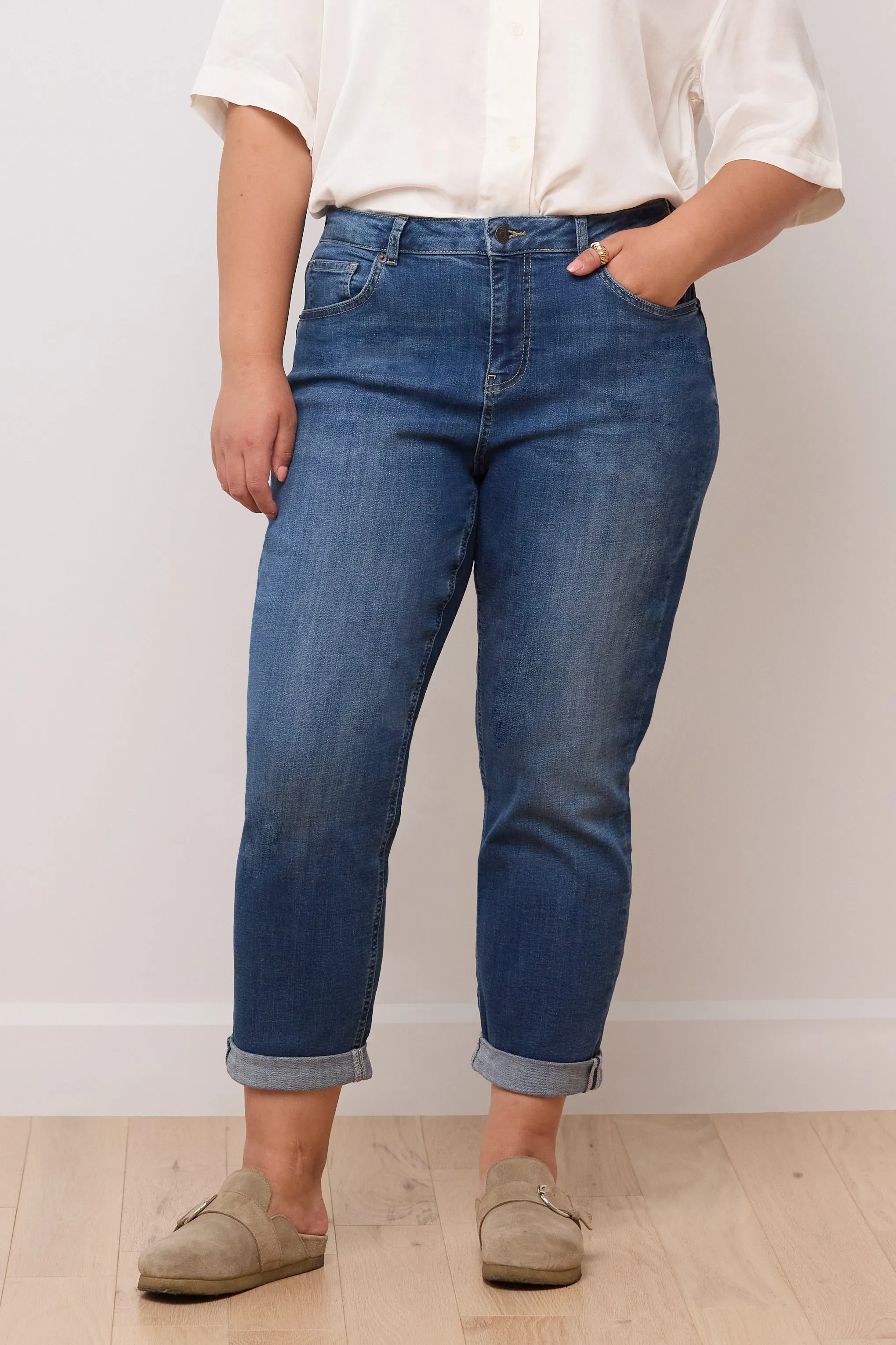 MALIA RELAXED JEAN LONDON BLUE