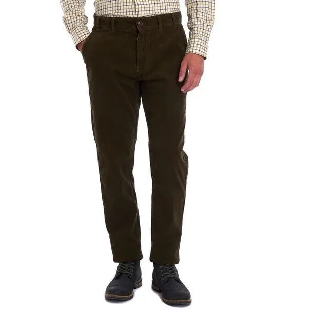 Men's Barbour | Neuston Stretch Corduroy Pants | Dark Olive