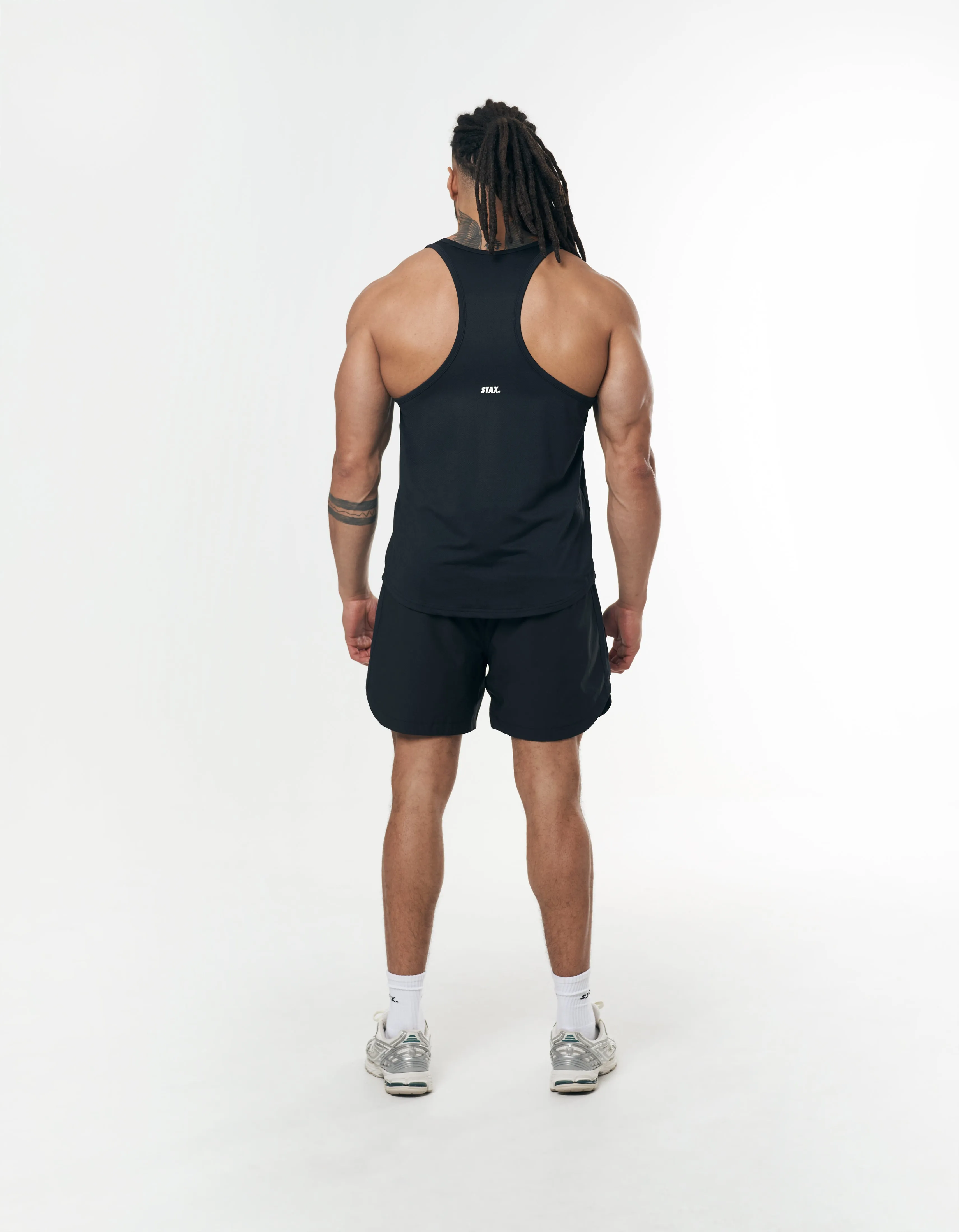 Mens Sport Singlet - Black