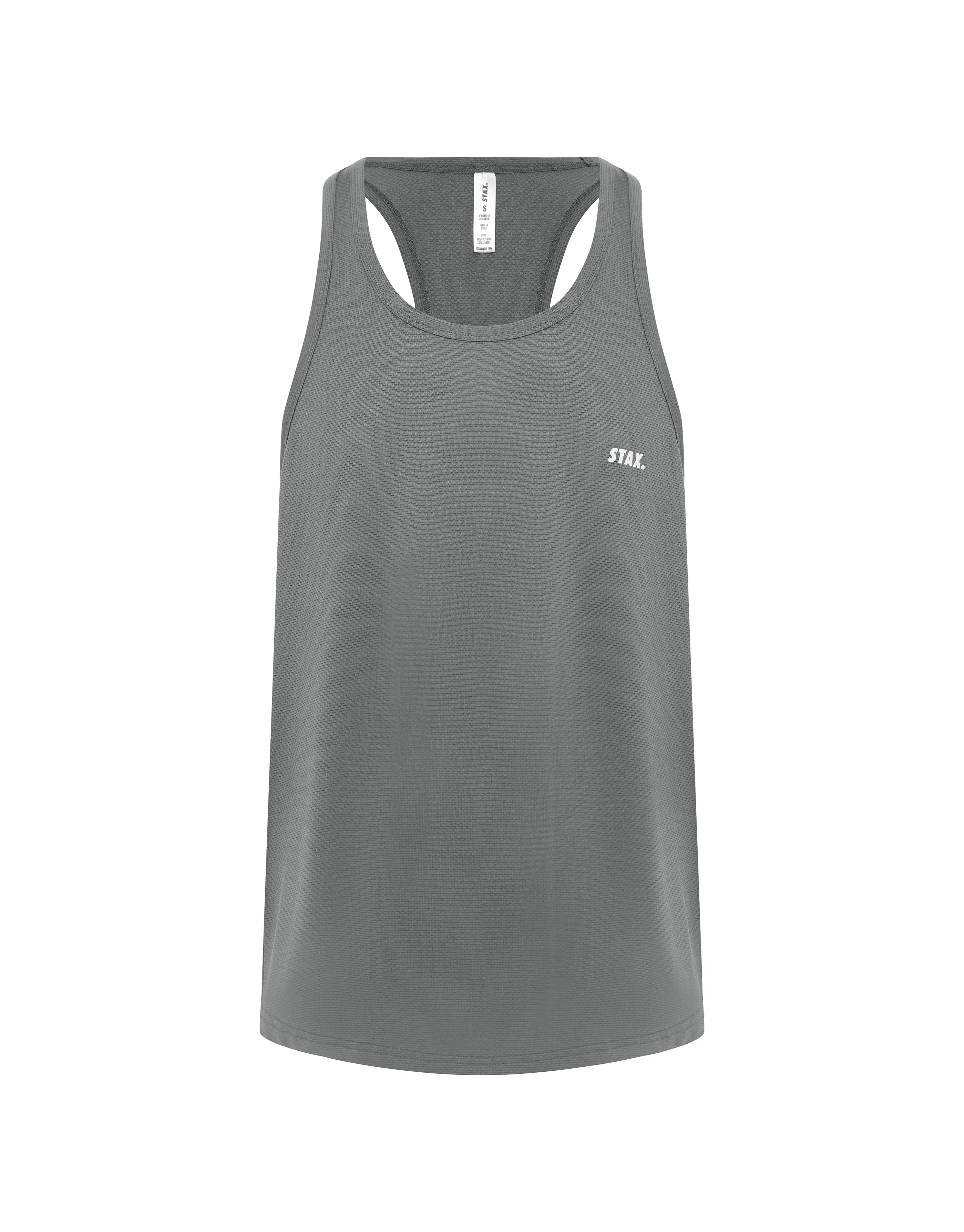 Mens Sport Singlet - Grey