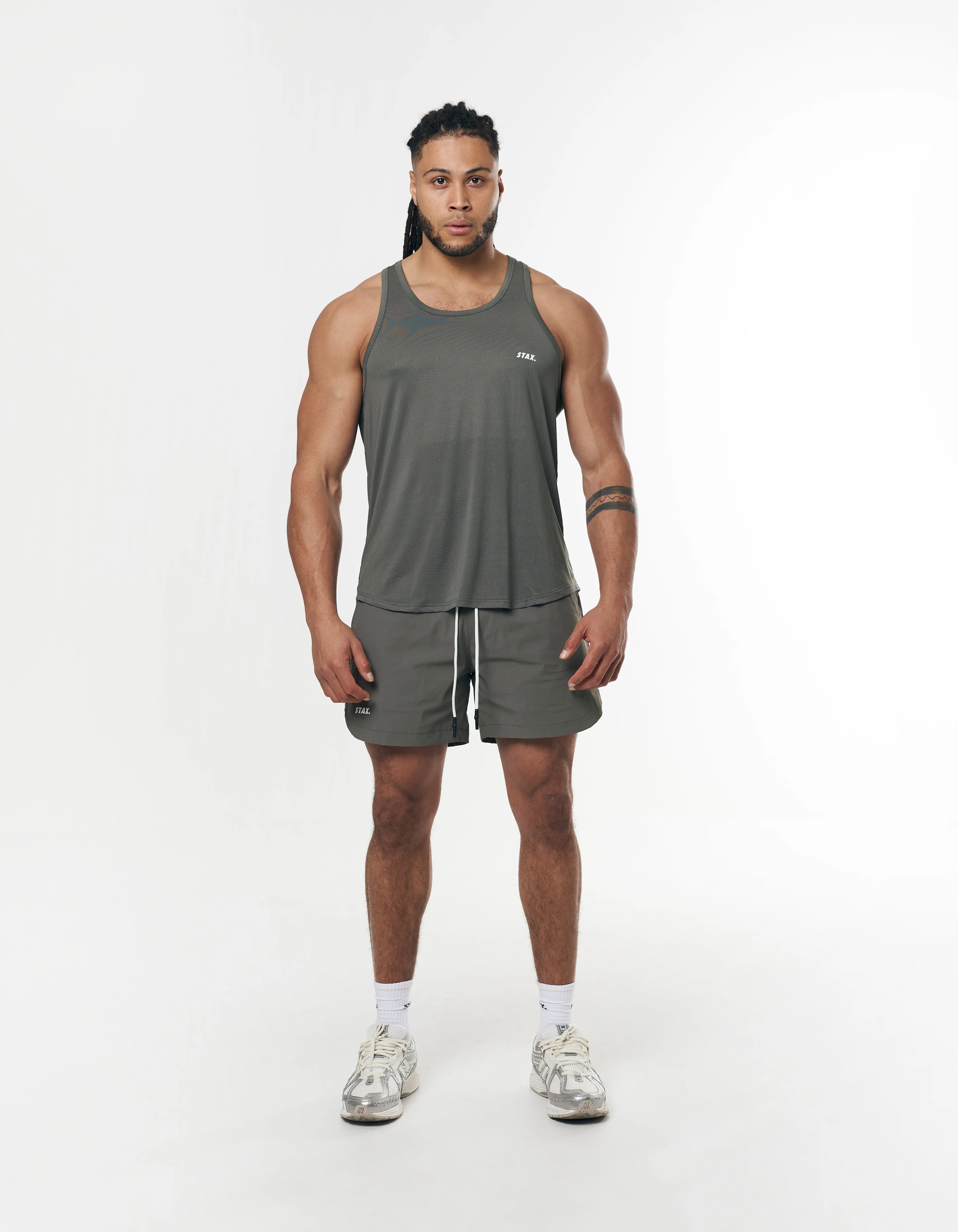 Mens Sport Singlet - Grey