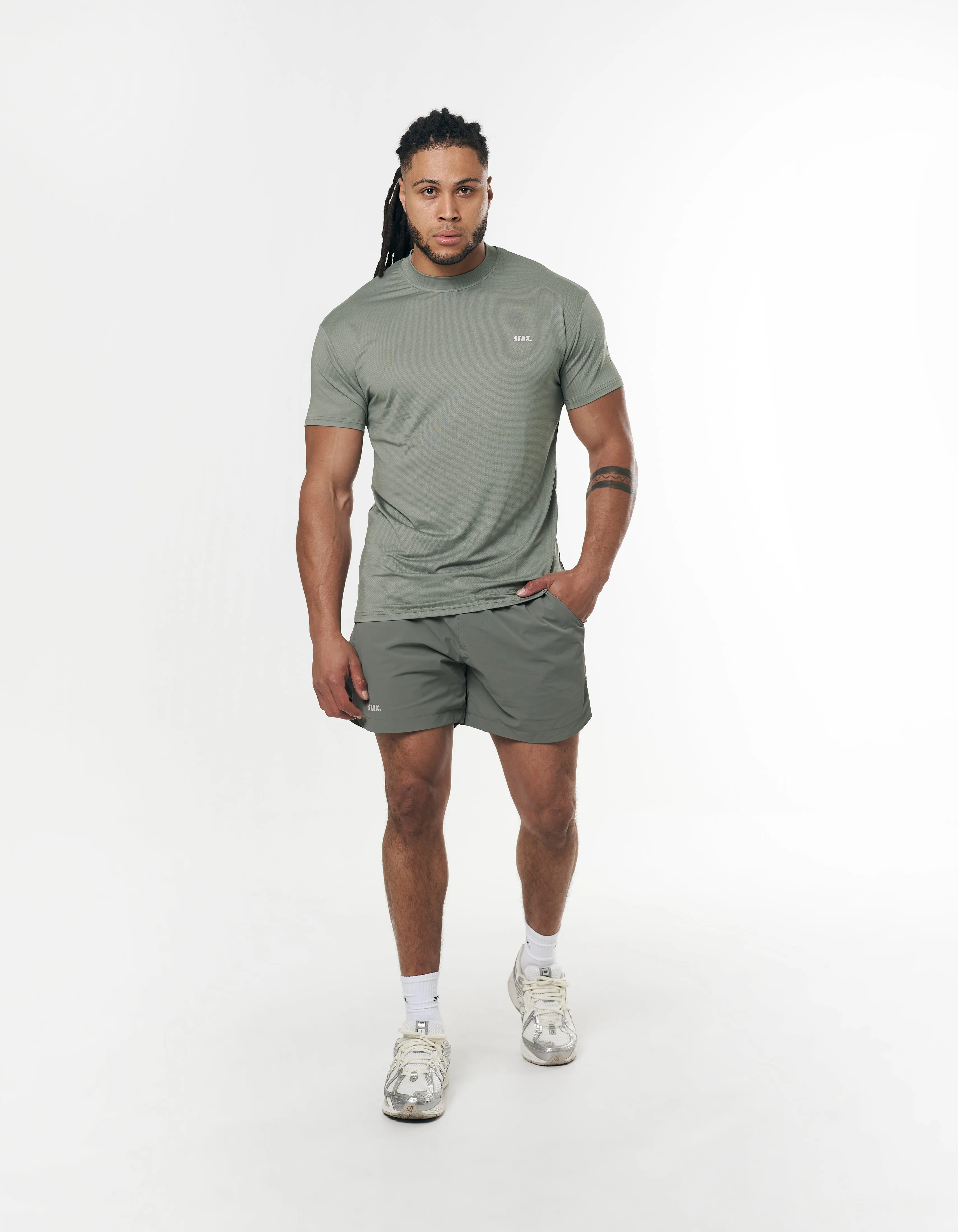 Mens Sport Tee - Sage