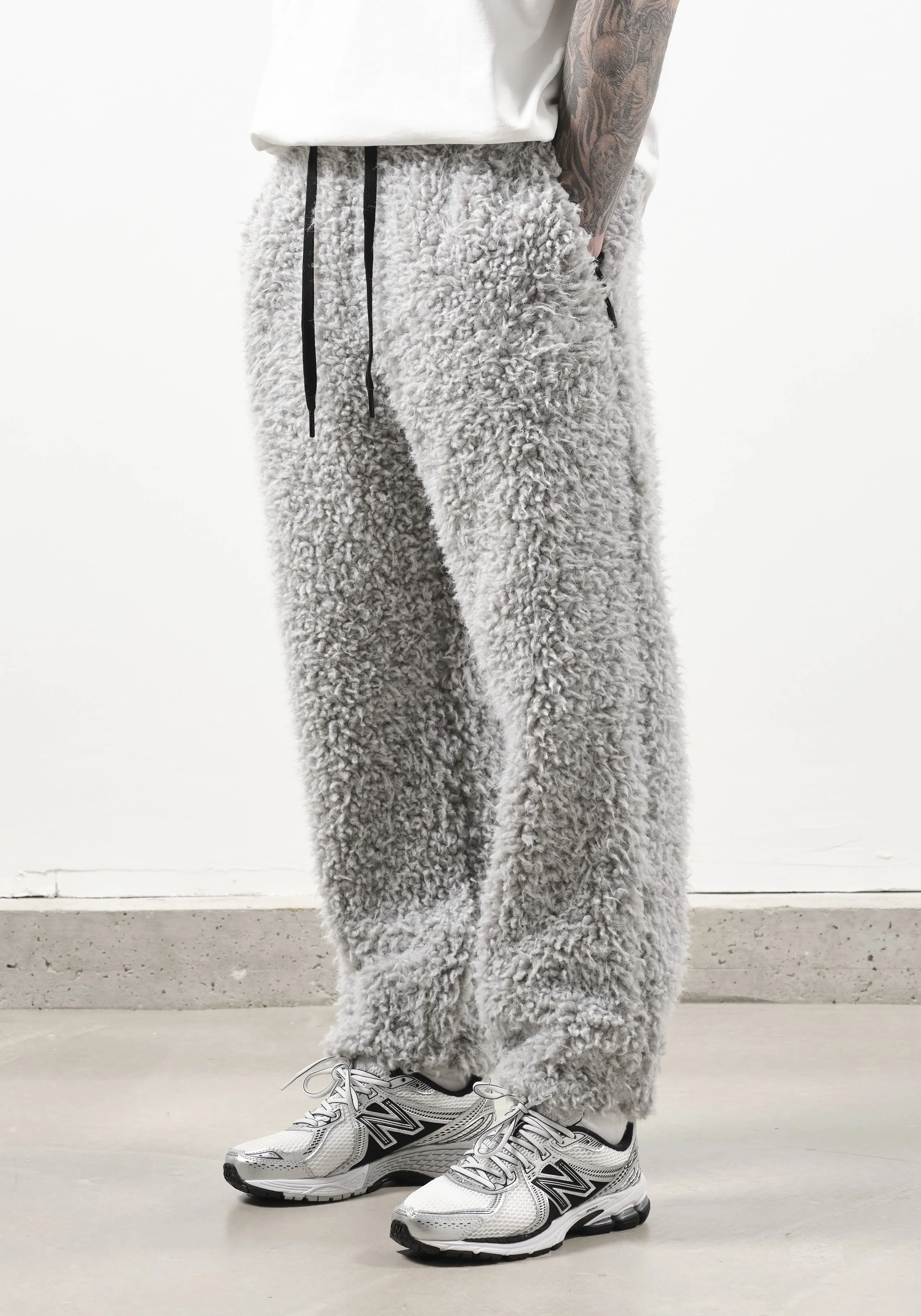 MKI FUR FLEECE TRACK PANTS