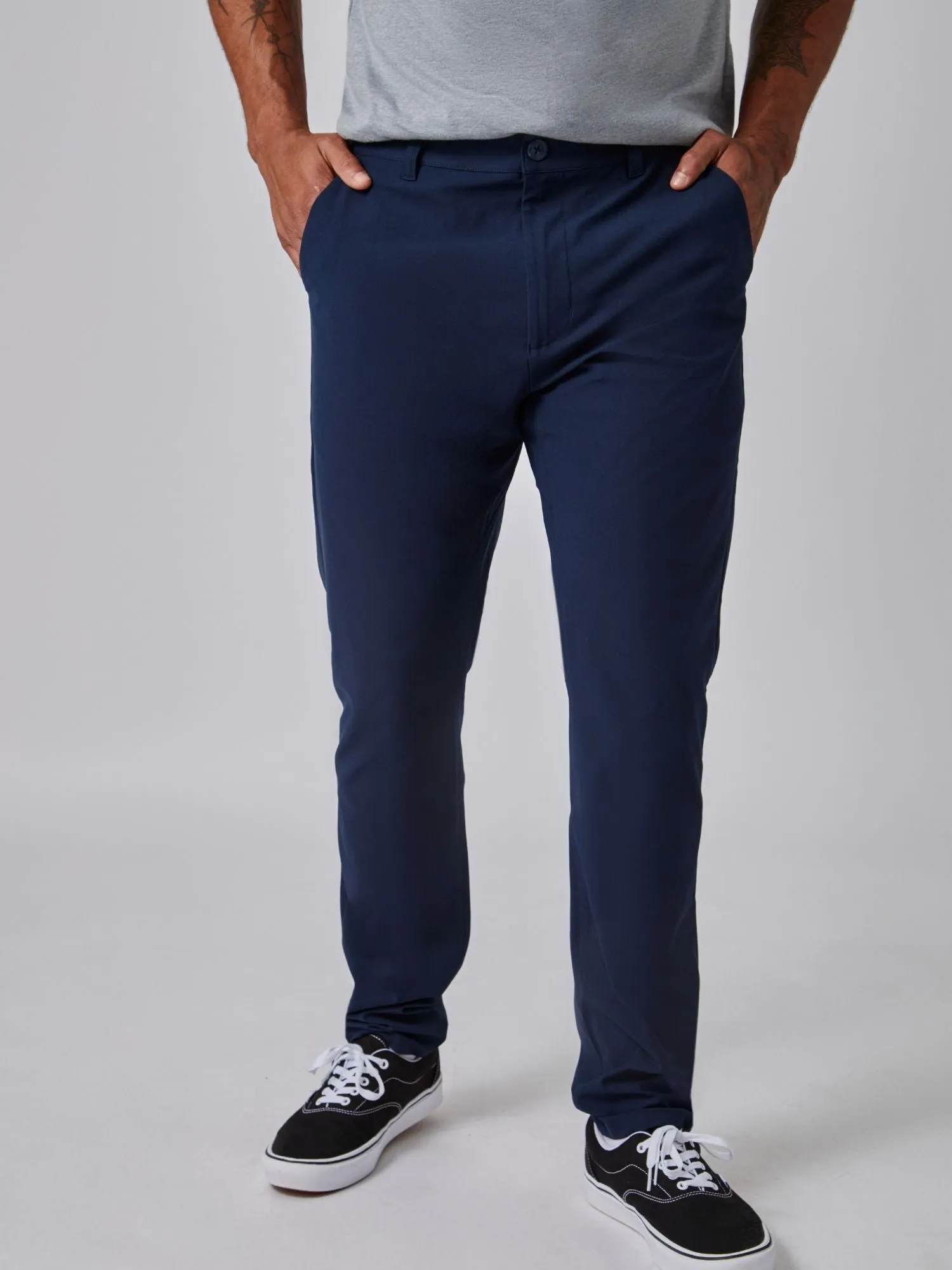 Navy Stretch Tech Pant