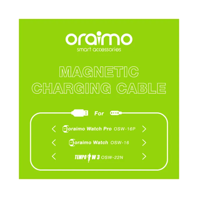 oraimo Smart Watch Magnetic Charger Cable