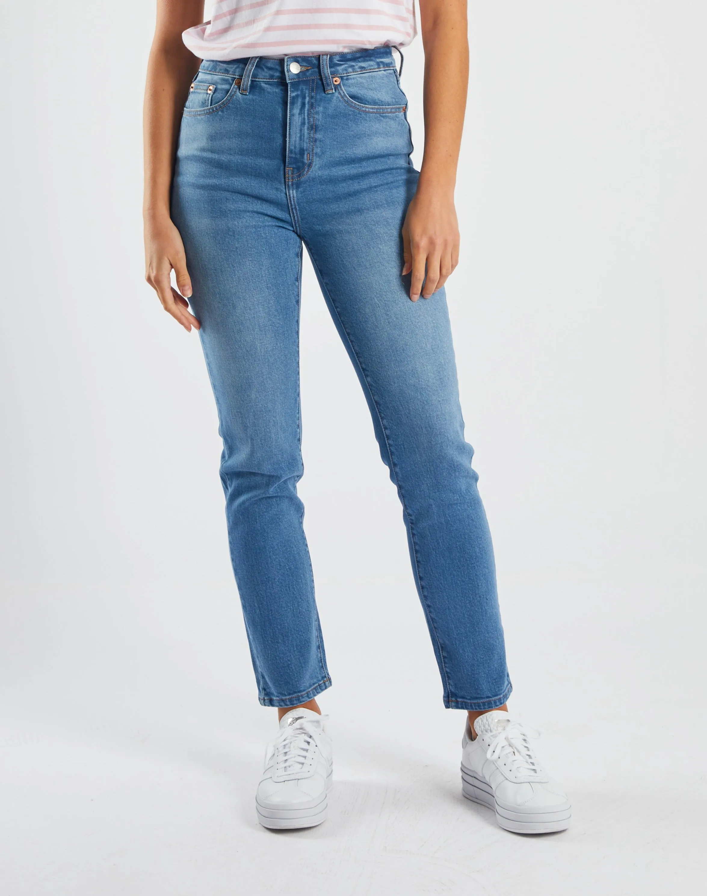 Paige Slim Jean Light Blue