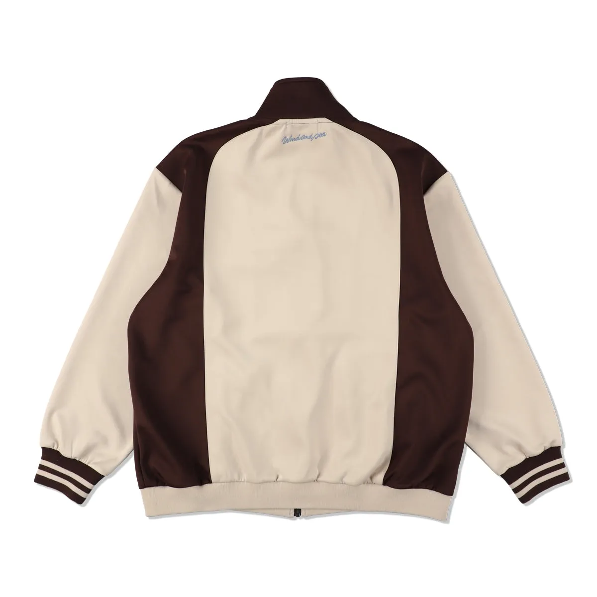 Paneled Track Jacket / BROWN